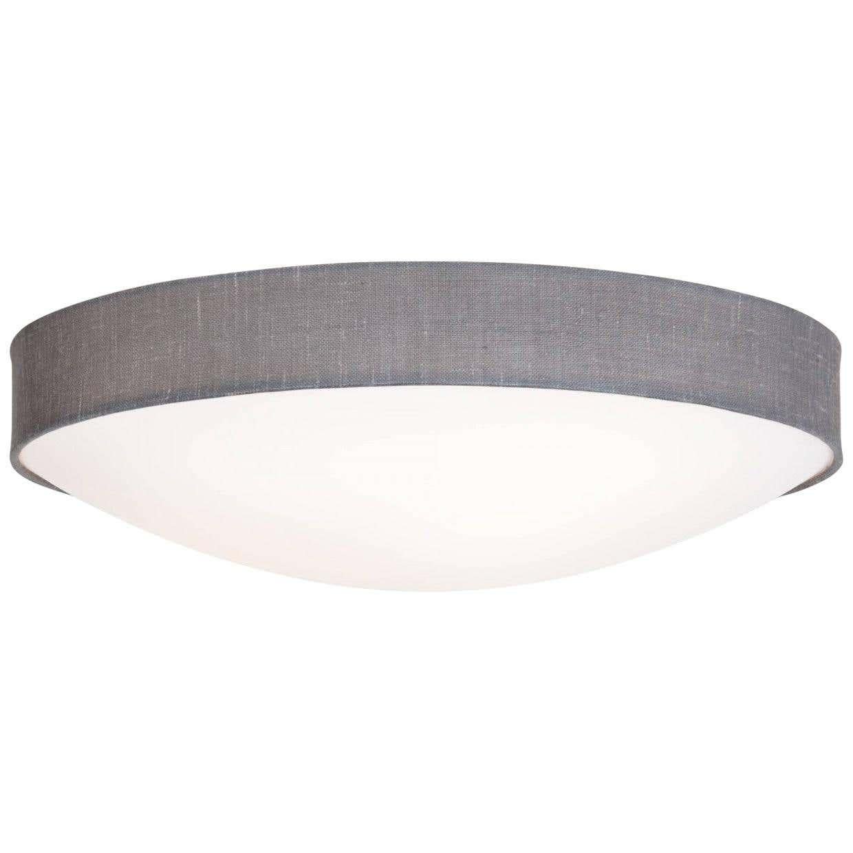 Swedish Konsthantverk Kant Grey D45 Ceiling Lamp For Sale