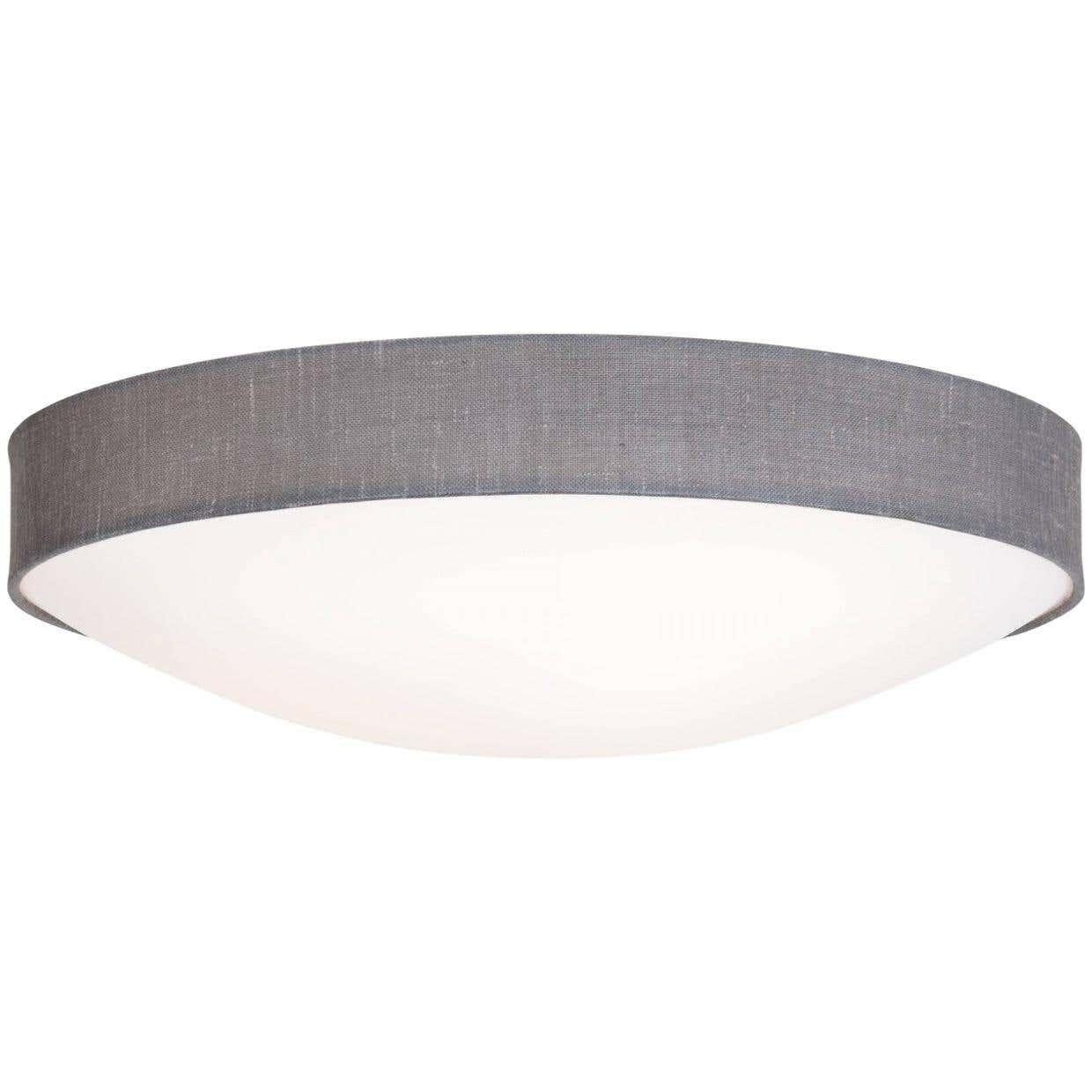 Contemporary Konsthantverk Kant Grey D55 Ceiling Lamp