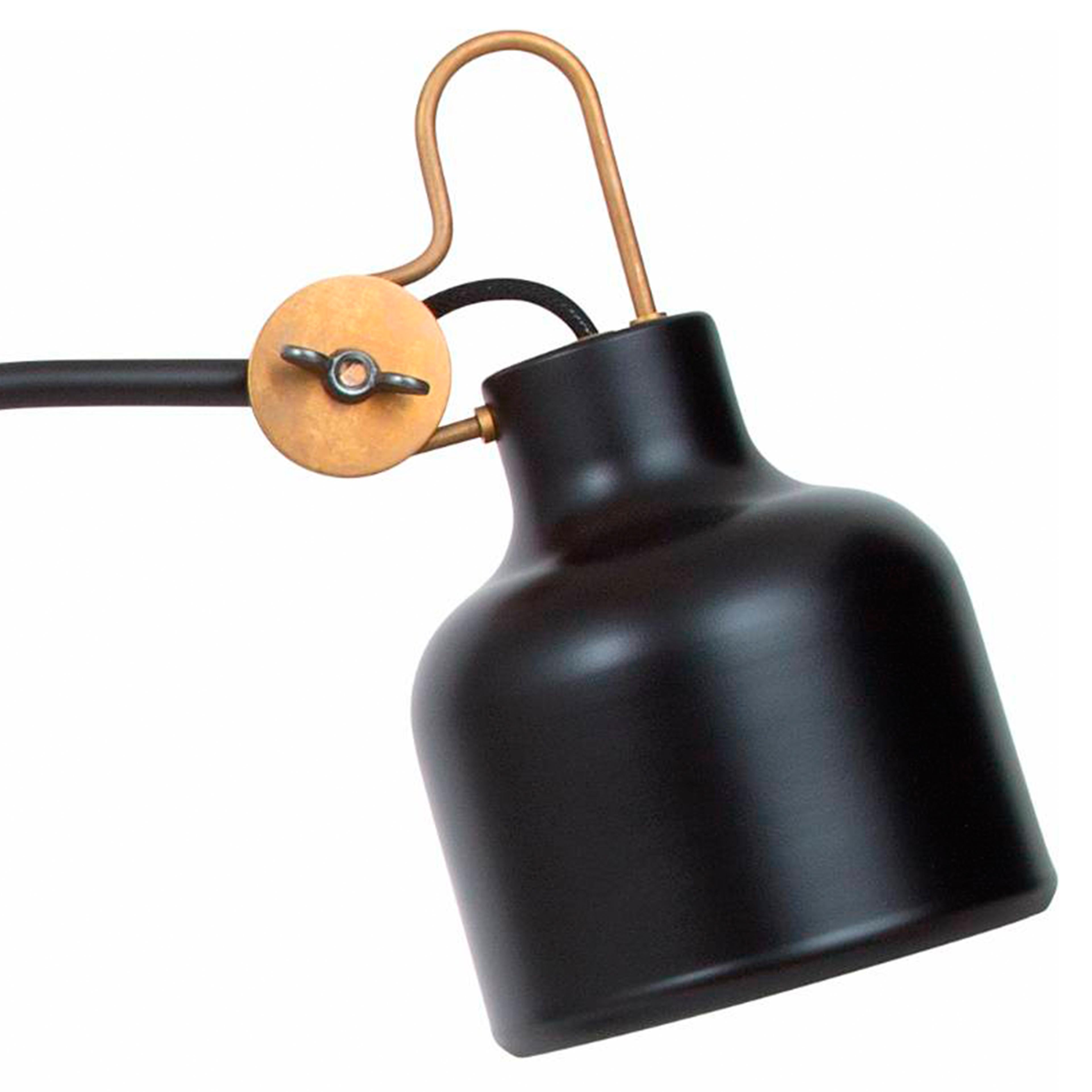 Swedish Konsthantverk Metal Table Lamp 1430-5 Bolb For Sale