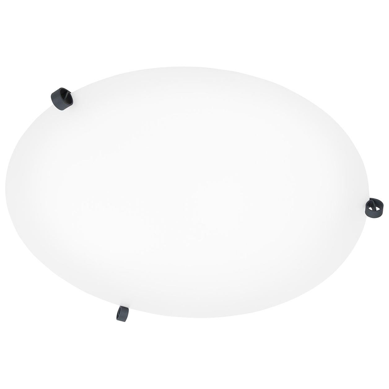 Konsthantverk Ögla D45 Gray Ceiling Lamp For Sale