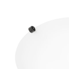 Ögla Ceiling Lamp: Black Opal Acrylic, Scandinavian Modern Design