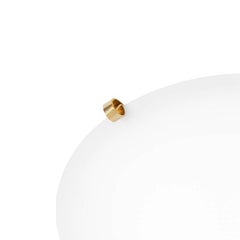 Ögla Flush Mount Ceiling Lamp by Konsthantverk Tyringe, Brass Design
