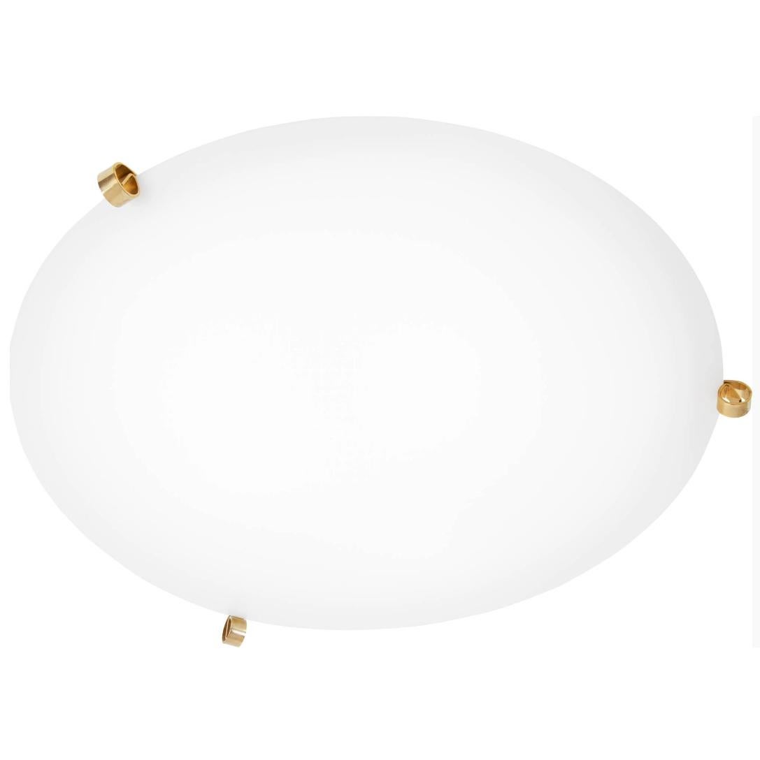 Scandinavo moderno Lampada da soffitto in ottone Konsthantverk Ögla D55 in vendita