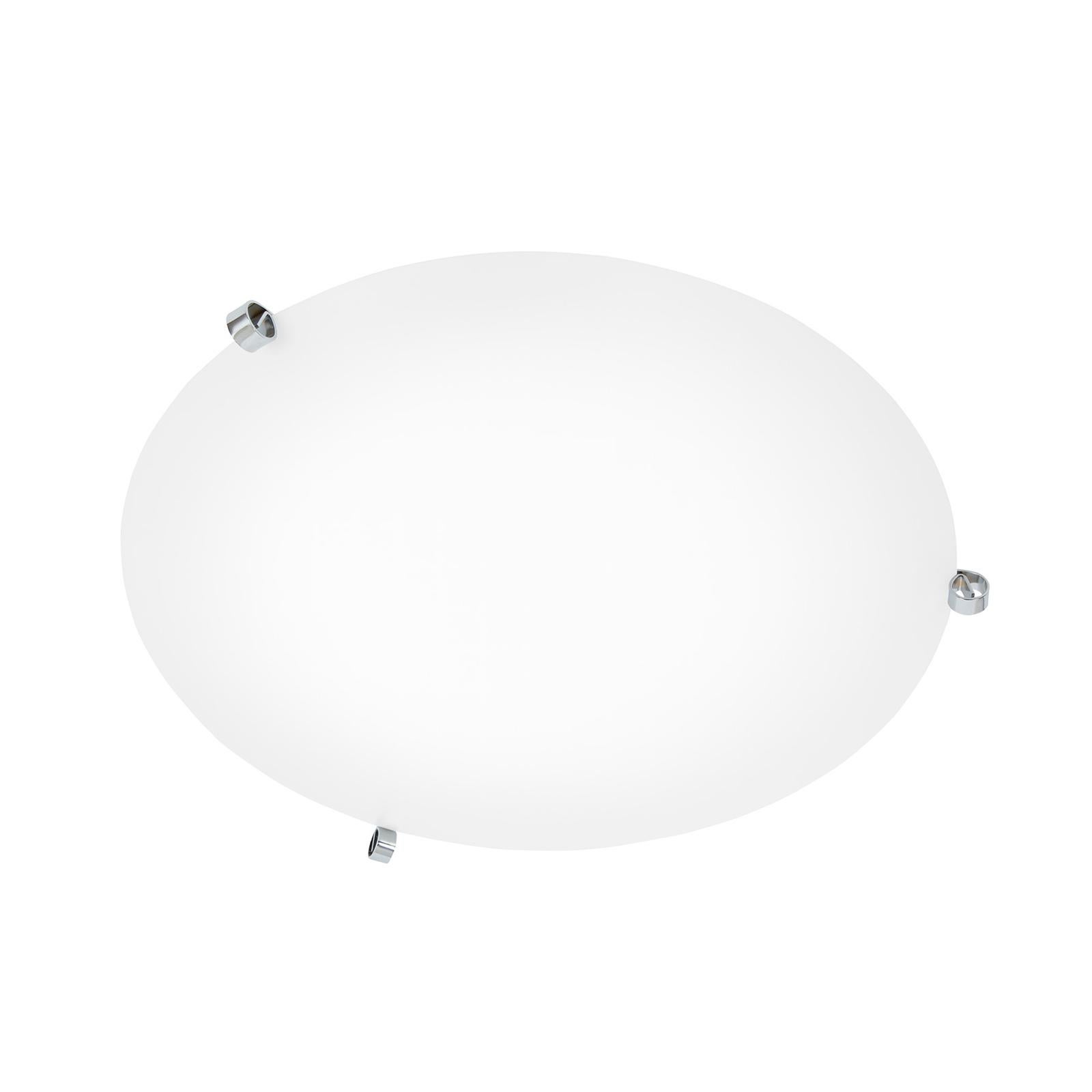 Scandinavian Modern Konsthantverk Ögla D55 Chrome Ceiling Lamp For Sale
