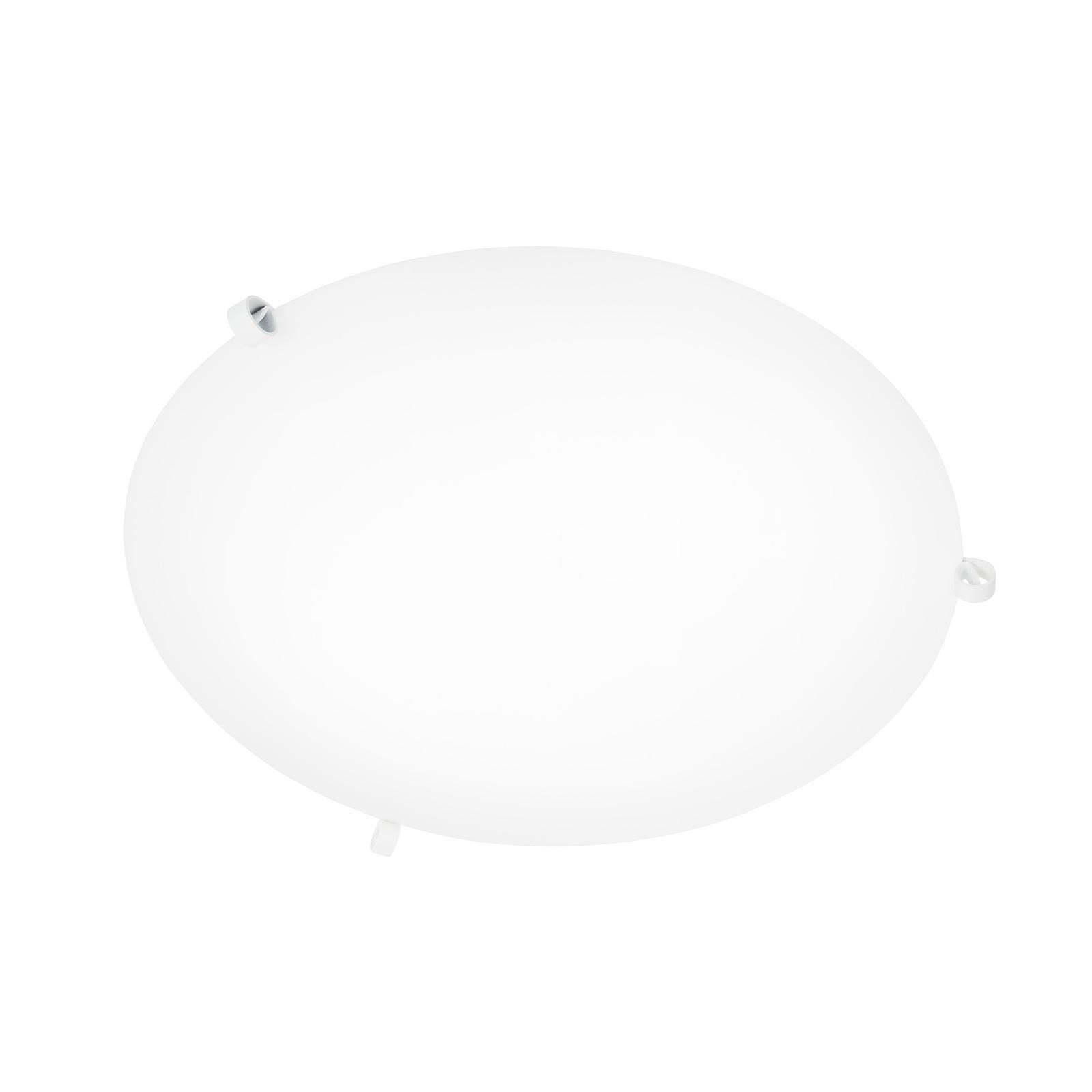 Scandinavian Modern Konsthantverk Ögla D55 White Ceiling Lamp For Sale