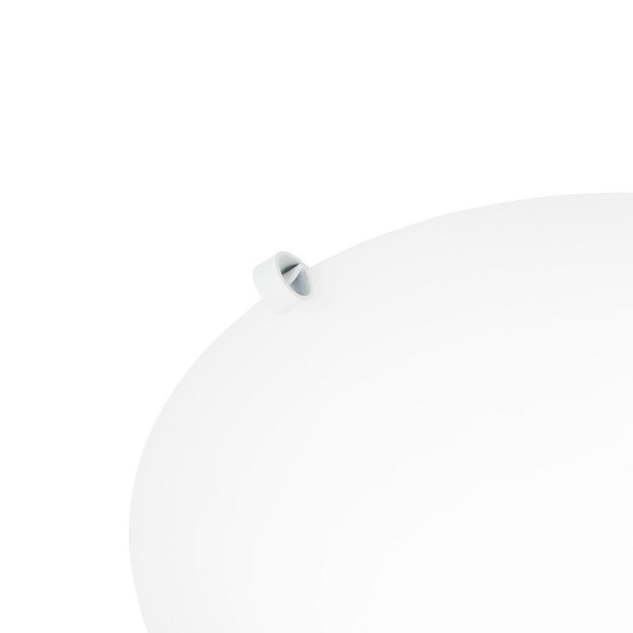 Swedish Konsthantverk Ögla D55 White Ceiling Lamp For Sale