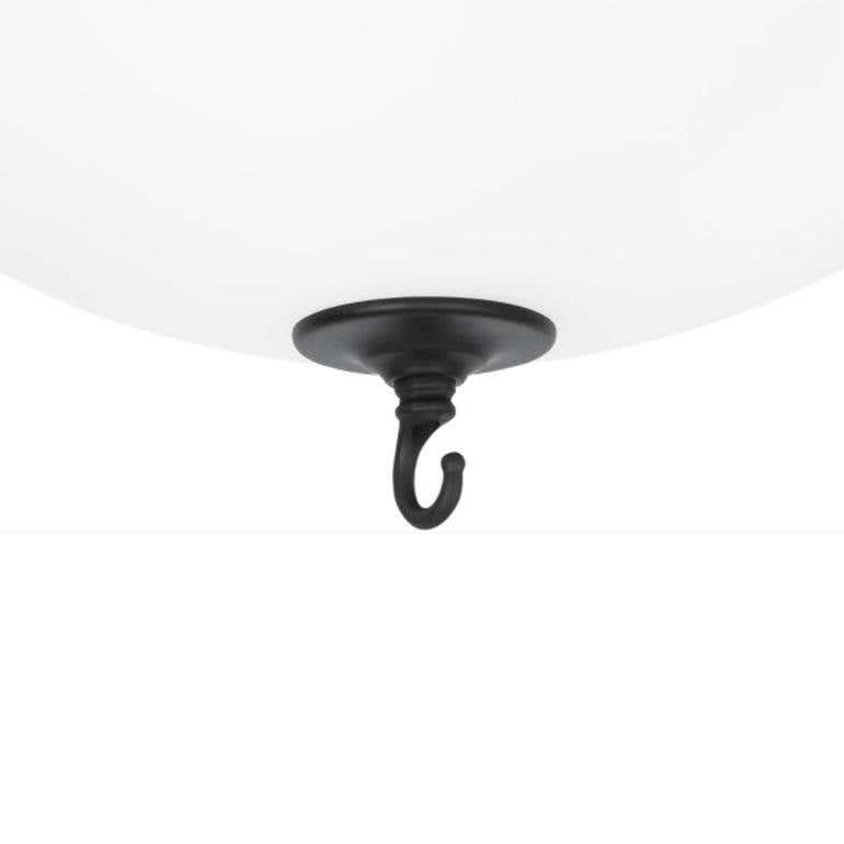 Konsthantverk Stävie Black Brass Ceiling Lamp In New Condition For Sale In Barcelona, Barcelona