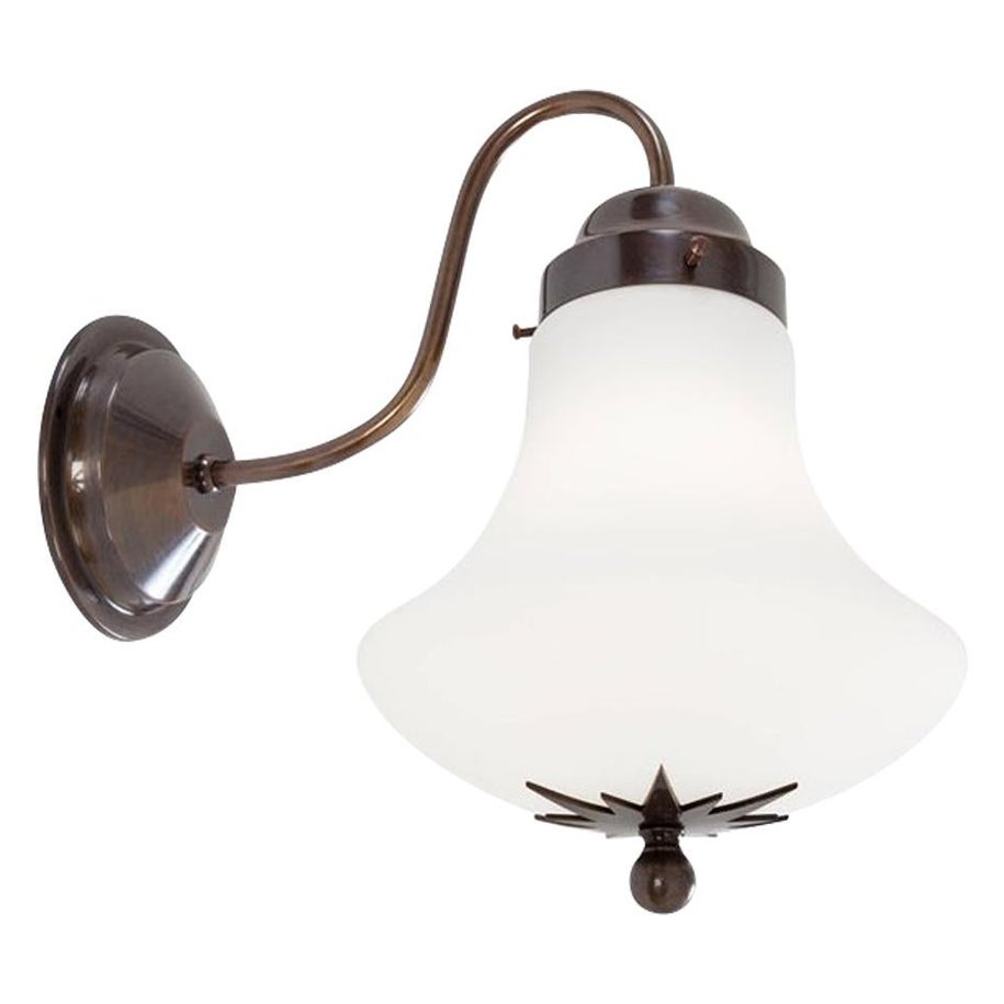 Lampe murale Konsthantverk Stoby en laiton oxydé