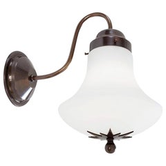Lampada da parete in ottone ossidato Konsthantverk Stoby