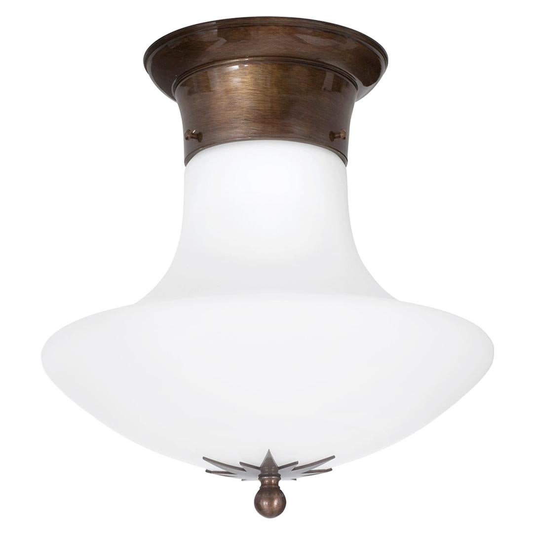 Konsthantverk Stoby Oxide D30 Opal Glass Ceiling Lamp