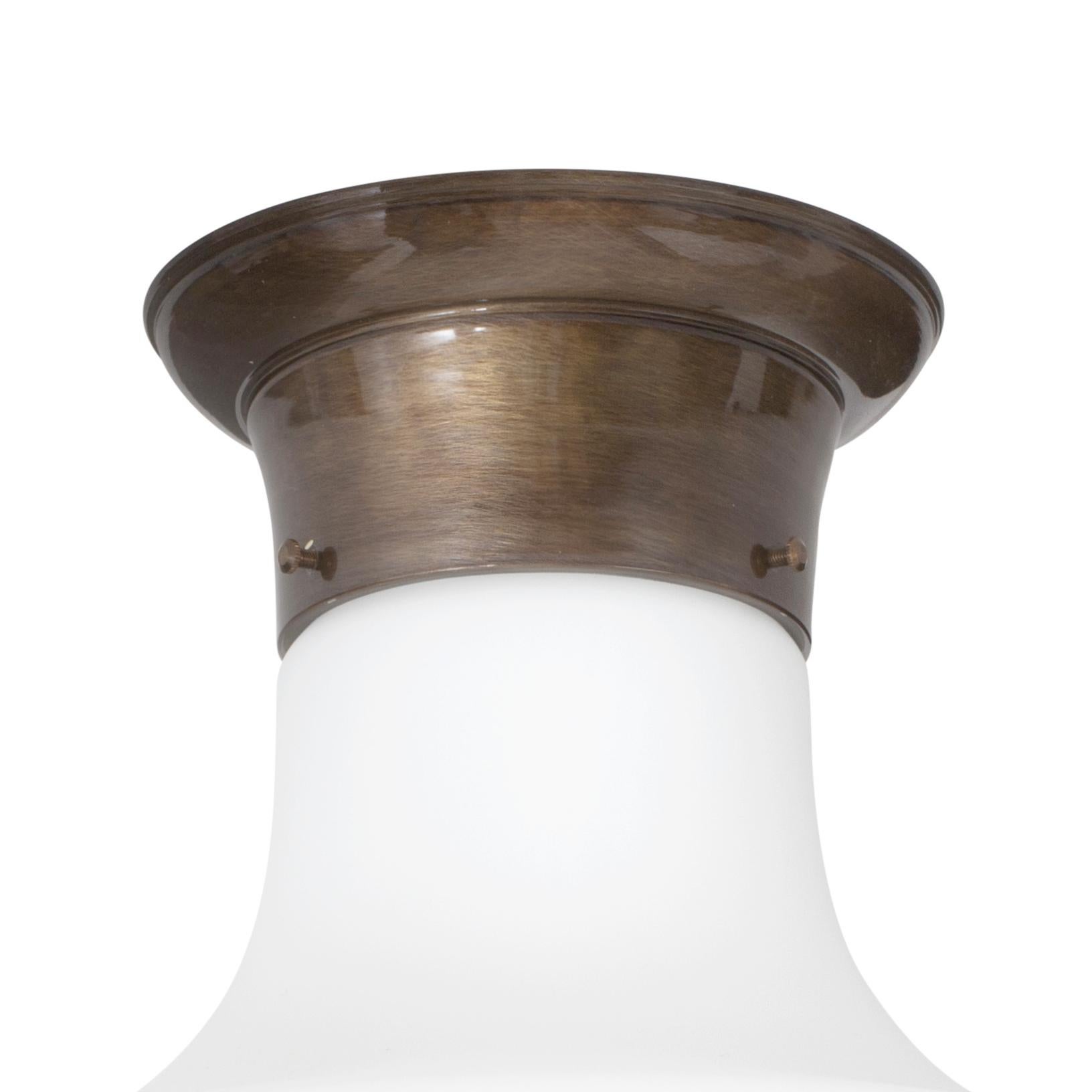 Lámpara de Techo Konsthantverk Stoby Óxido D40 Cristal Ópalo Escandinavo moderno en venta