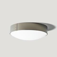 SVEP Small Ceiling Lamp: Iron & Opal Acrylic, Swedish Modern Design