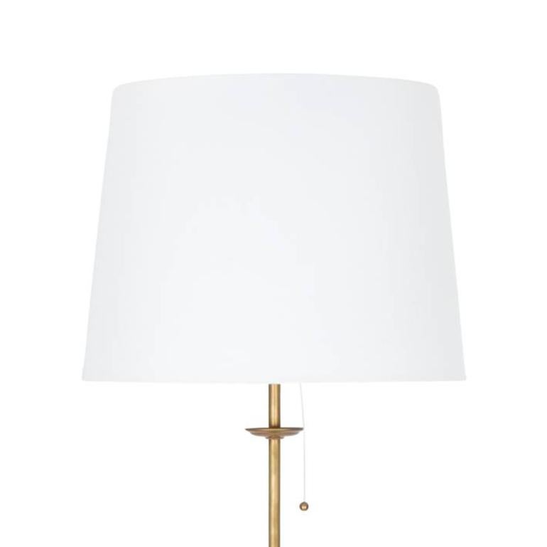 Lamp model Uno large raw brass table lamp designed by Konsthantverk and manufactured by themselves.

The production of lamps, wall lights and floor lamps are manufactured using craftsman’s techniques with the same materials and techniques as the