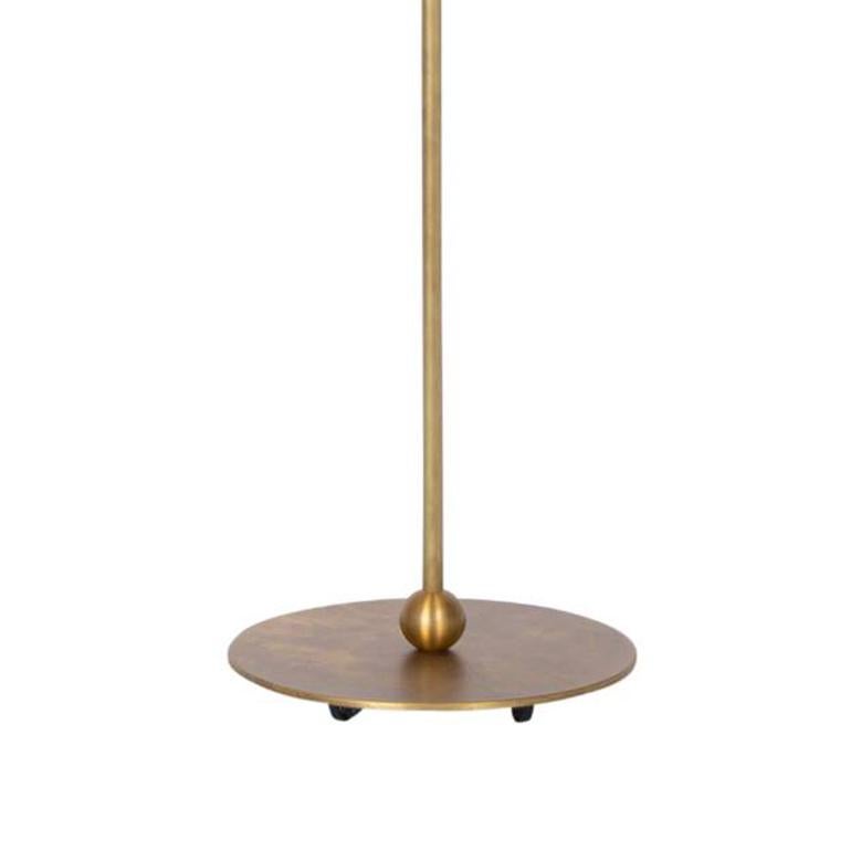 Scandinavian Modern Konsthantverk Uno Large Raw Brass Table Lamp For Sale