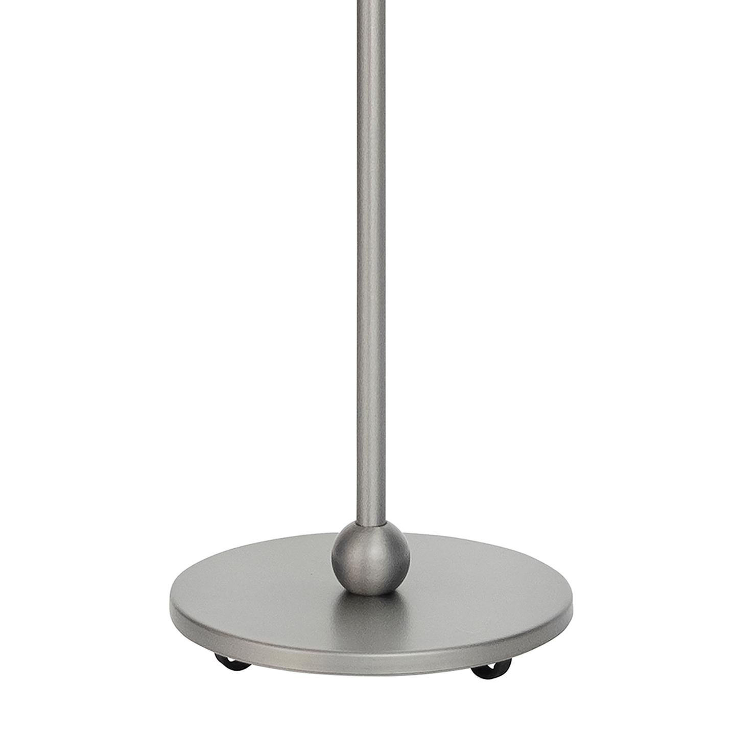 Scandinavian Modern Konsthantverk Uno Medium Brushed Steel Table Lamp
