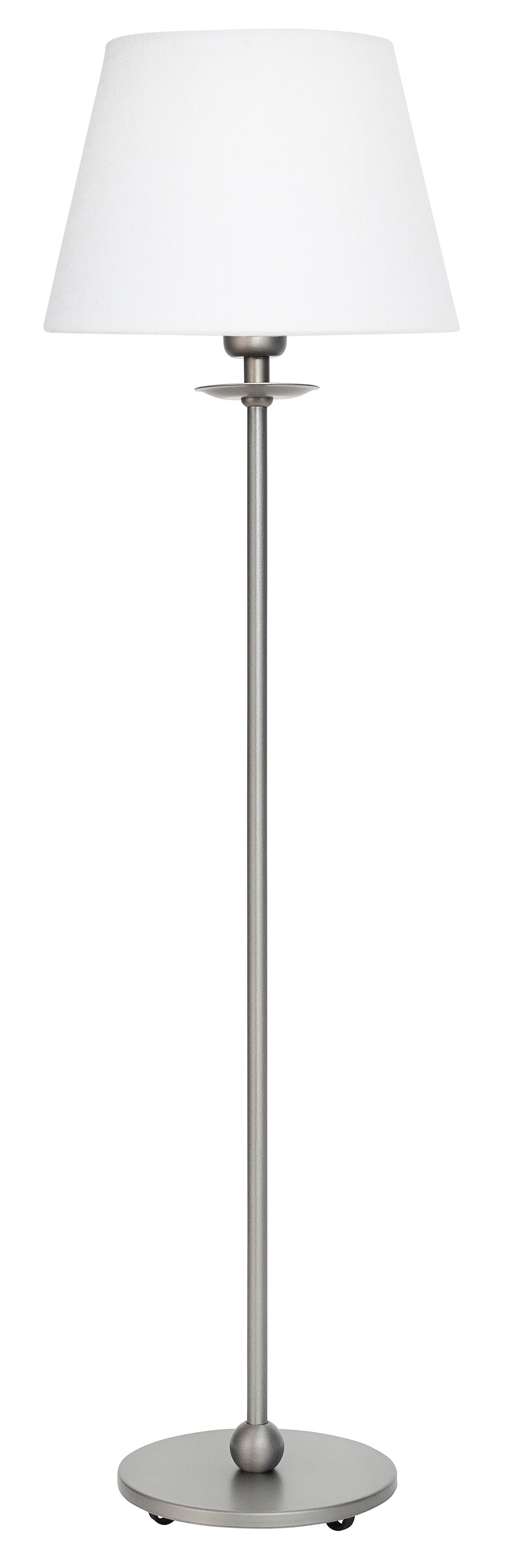 Swedish Konsthantverk Uno Medium Brushed Steel Table Lamp For Sale