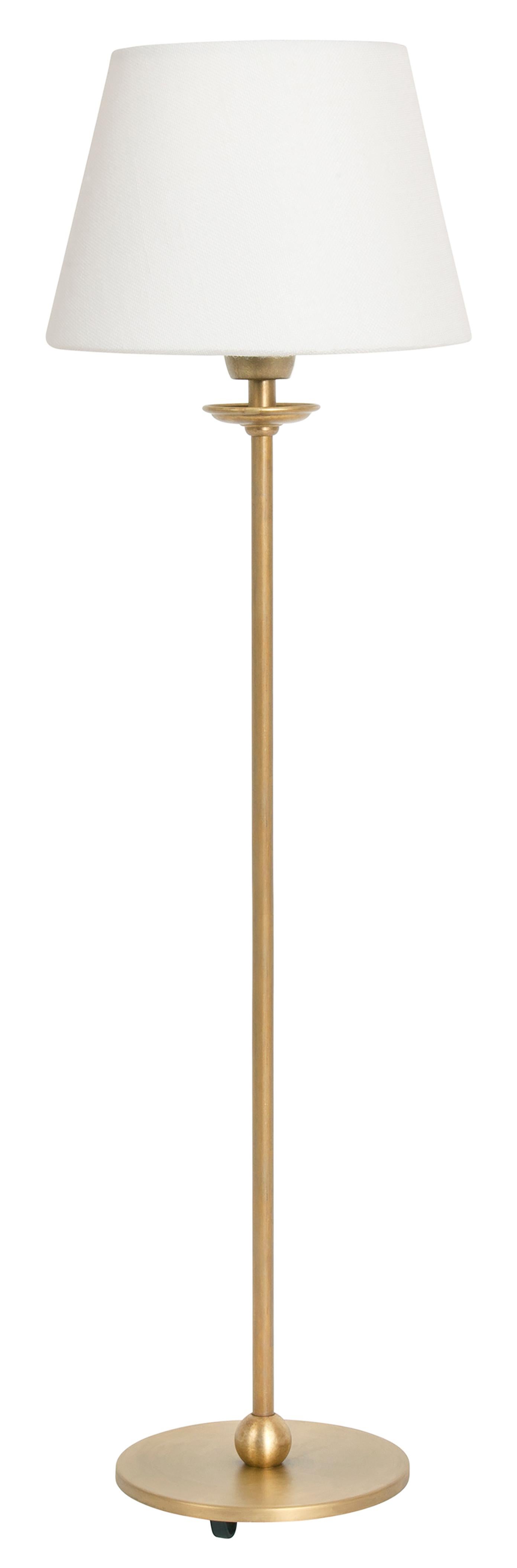 Konsthantverk Uno Medium Tischlampe aus Rohmessing (Schwedisch) im Angebot