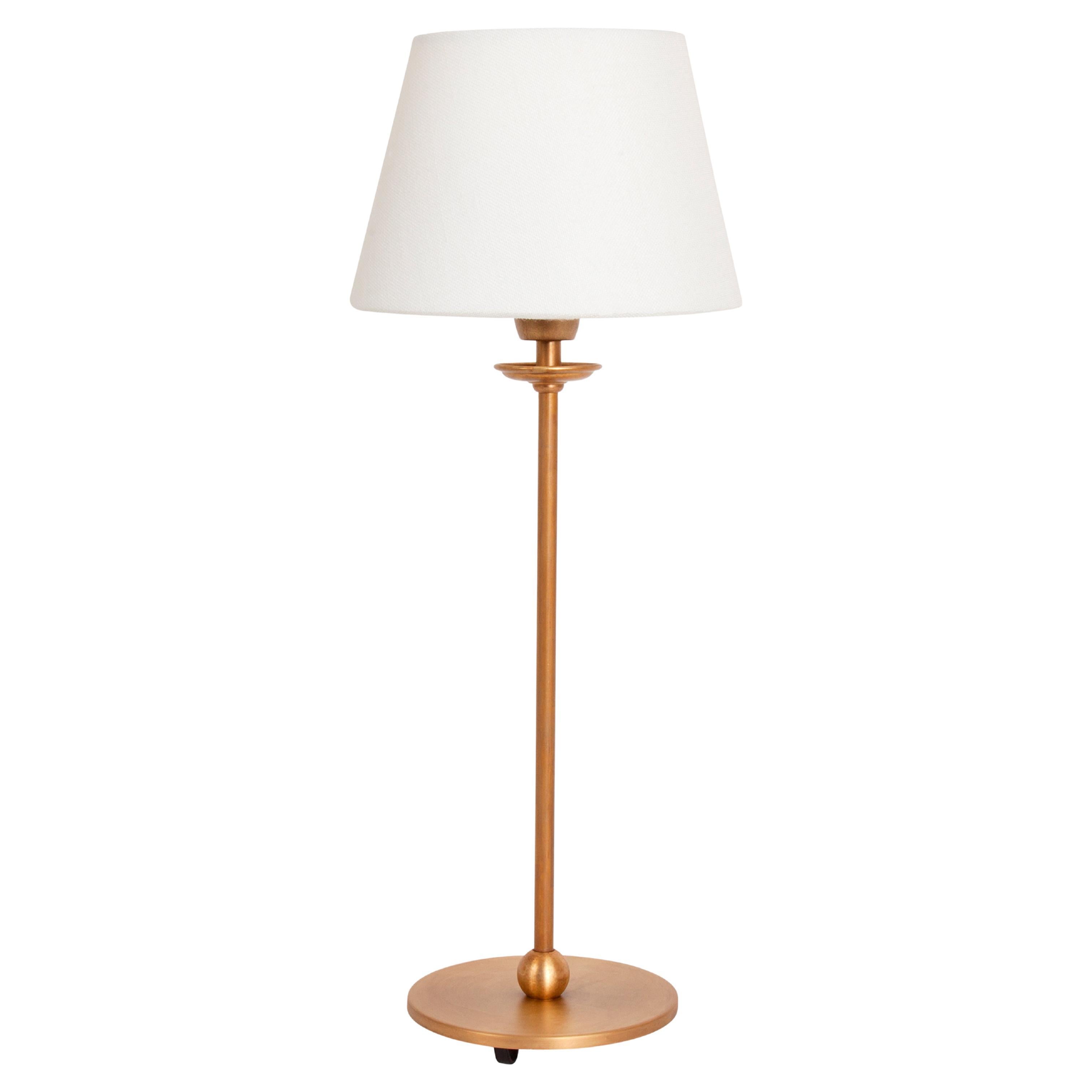 Konsthantverk Uno - Petite lampe de bureau en laiton en vente