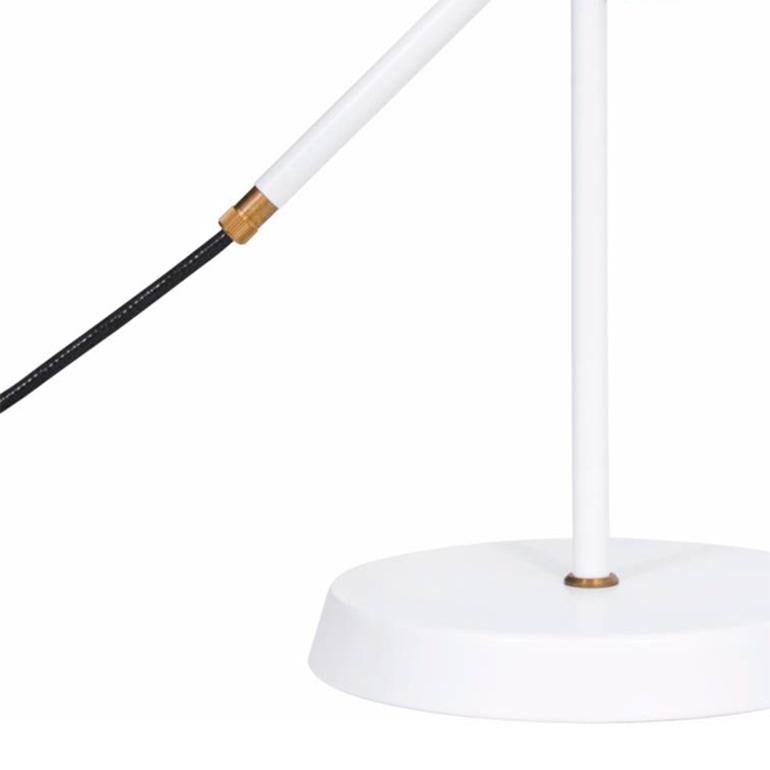 Scandinave moderne Lampe de bureau blanche Konsthantverk KH#1 en vente