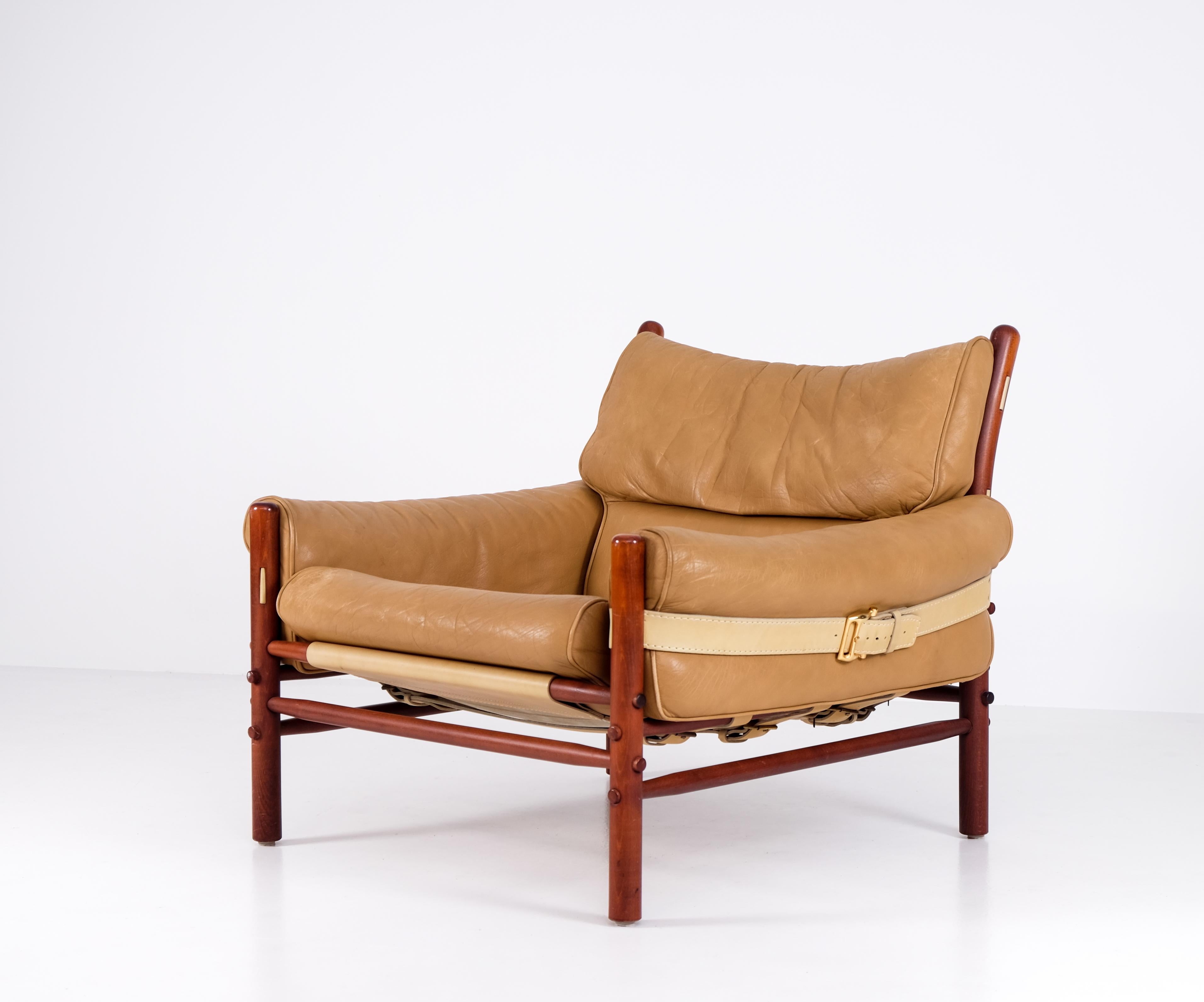 'Kontiki' Easy Chair by Arne Norell, 1970s 5
