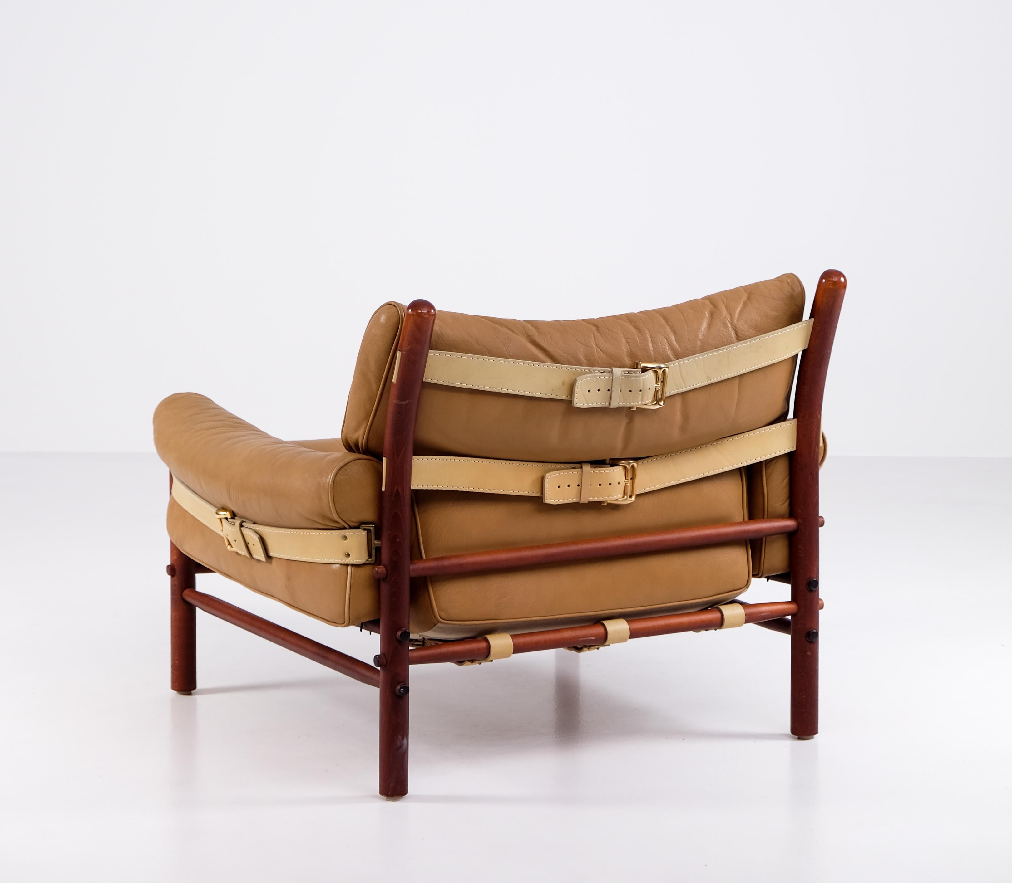 Swedish 'Kontiki' Easy Chair by Arne Norell, 1970s
