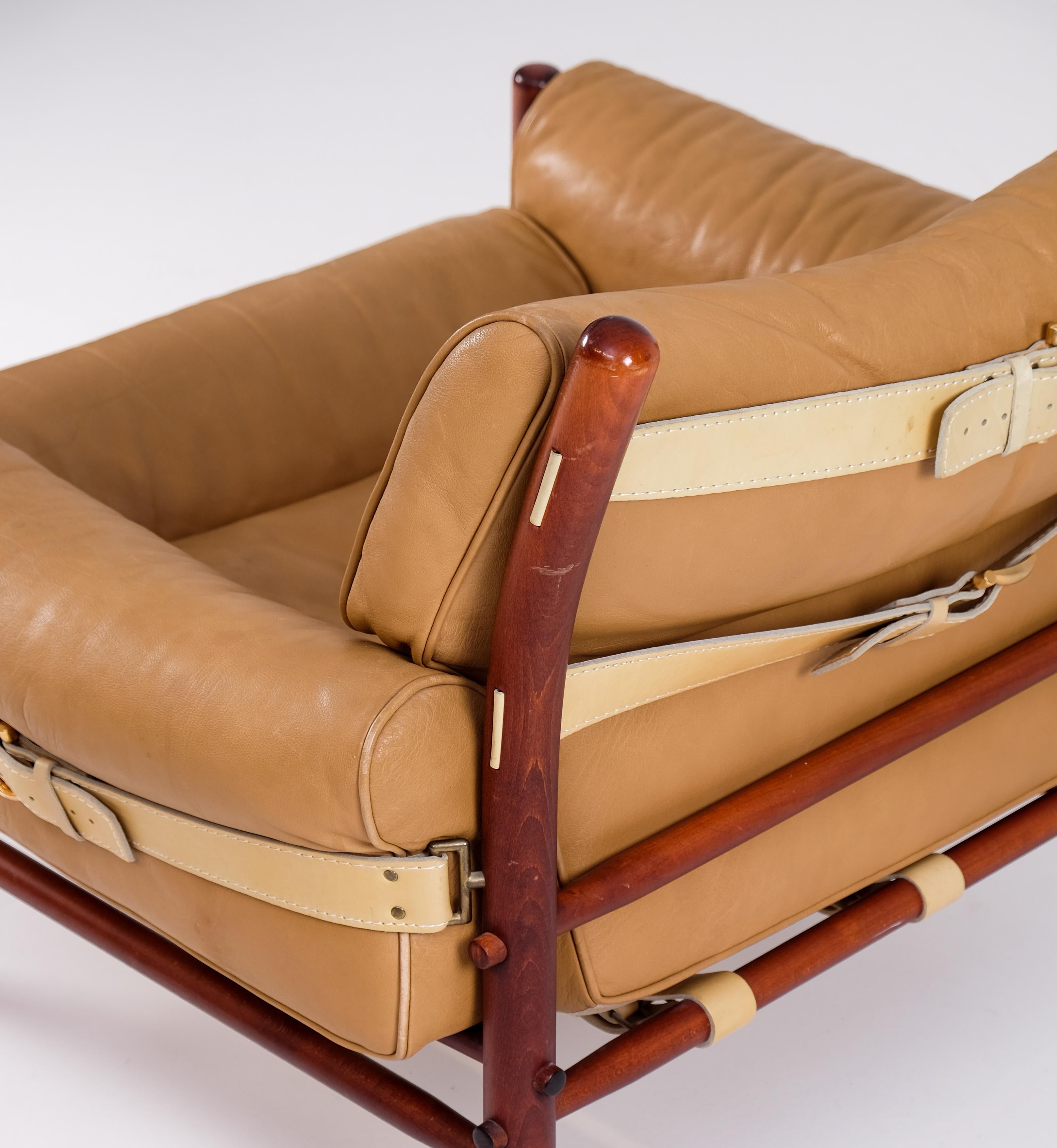 'Kontiki' Easy Chair by Arne Norell, 1970s In Good Condition In Stockholm, SE