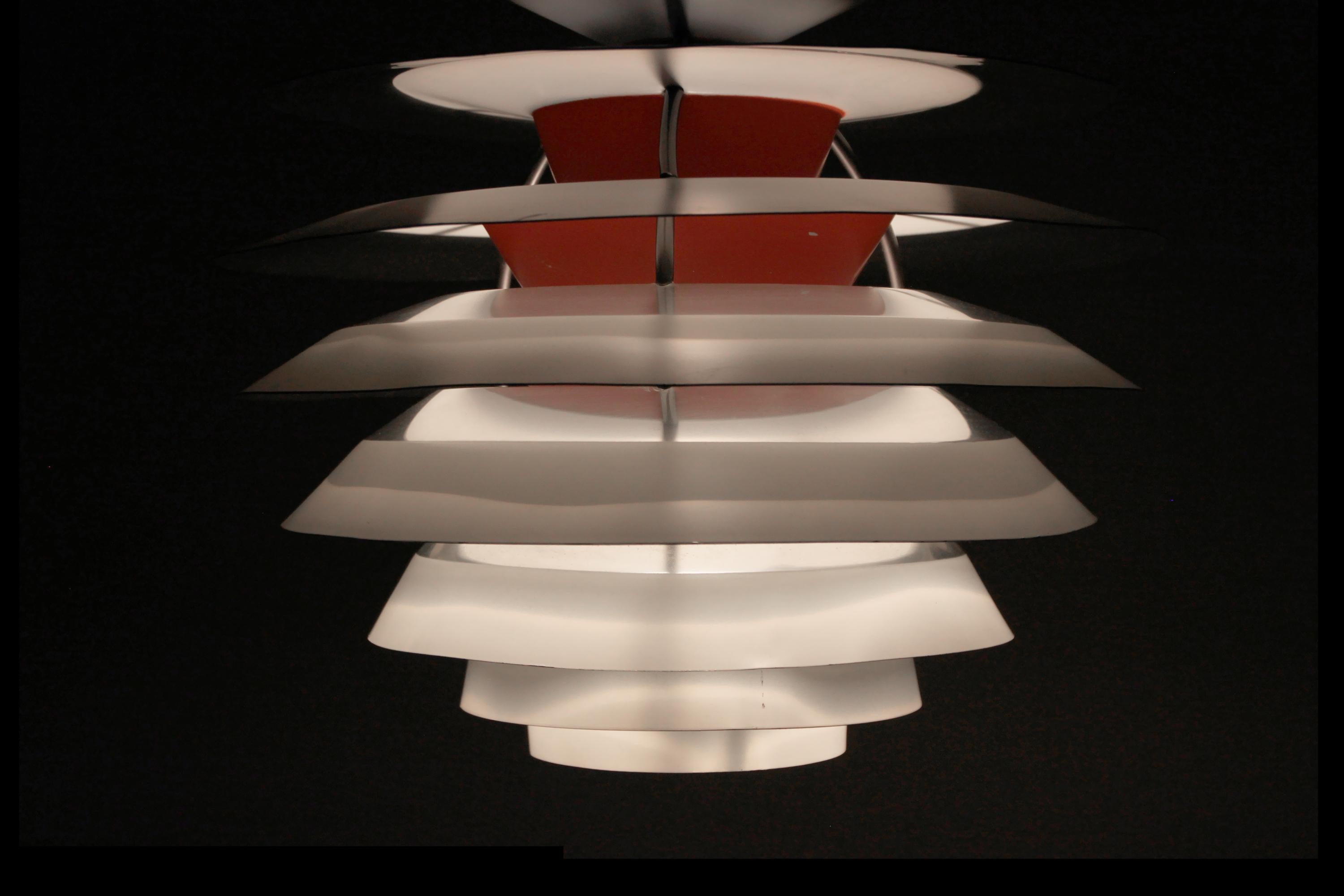 'Kontrast' Ceiling Lamp by Poul Henningsen for Louis Poulsen, 1960s 7