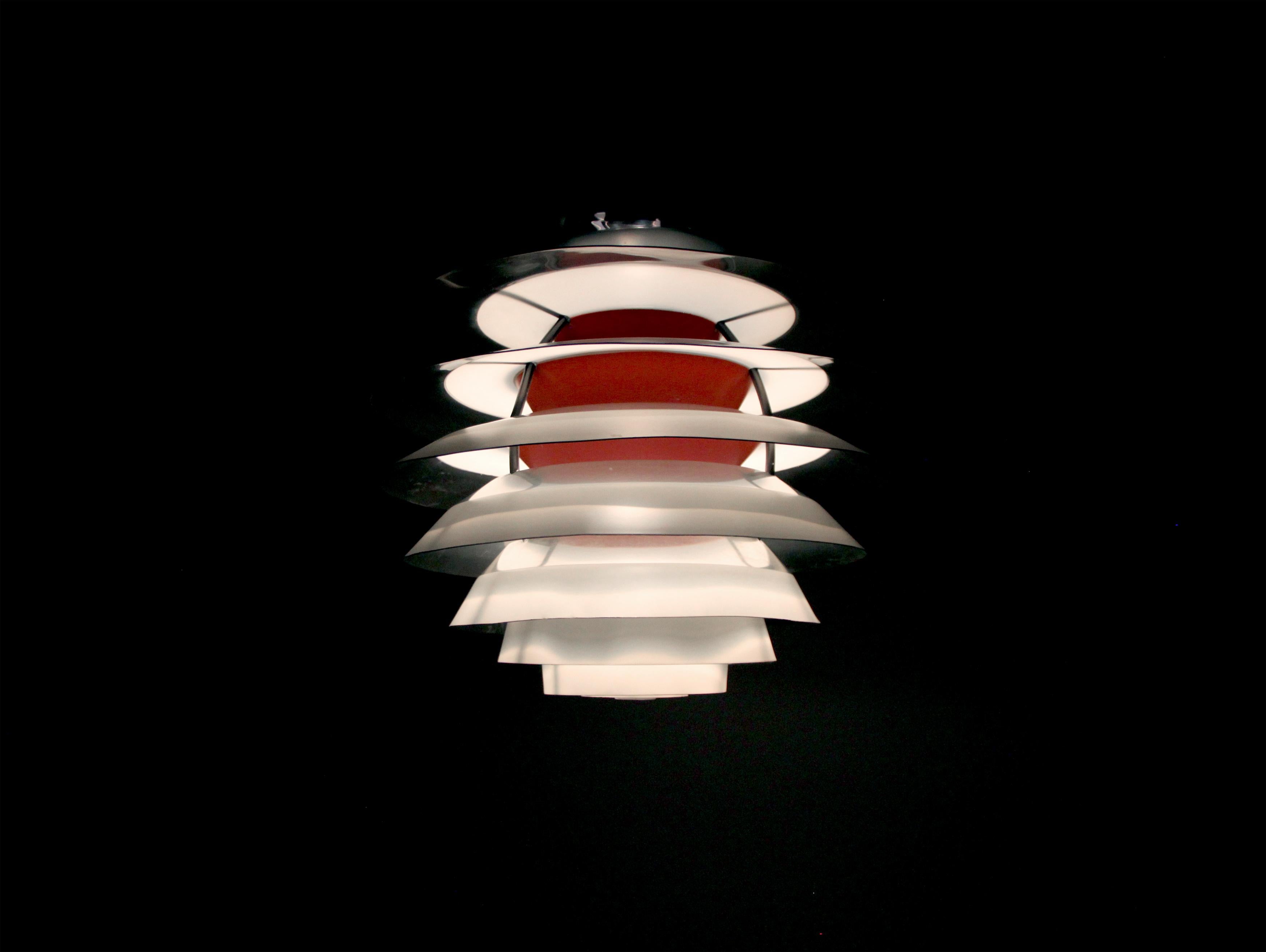 'Kontrast' Ceiling Lamp by Poul Henningsen for Louis Poulsen, 1960s 8