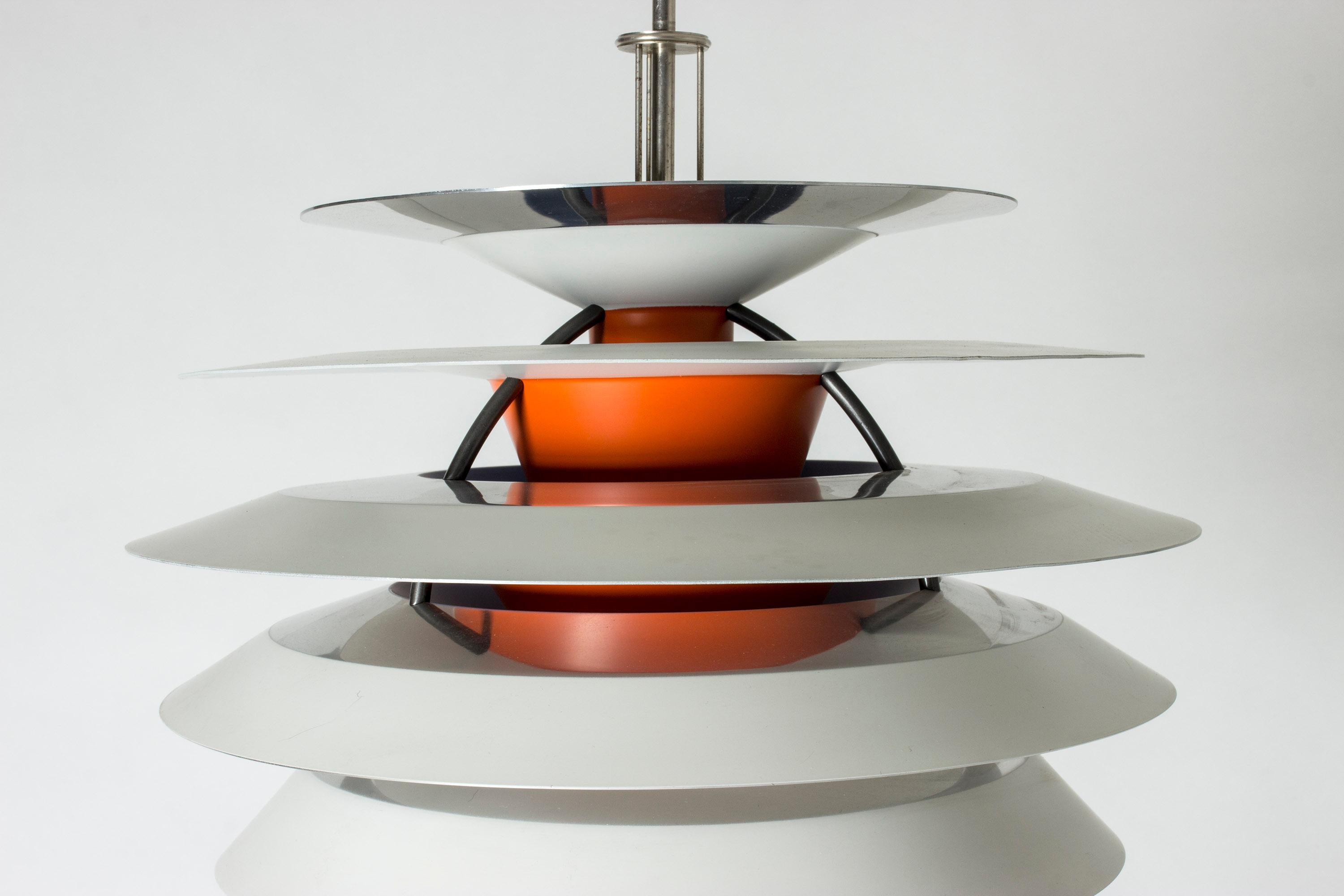 Scandinavian Modern “Kontrast” Pendant Lamp by Poul Henningsen for Louis Poulsen For Sale