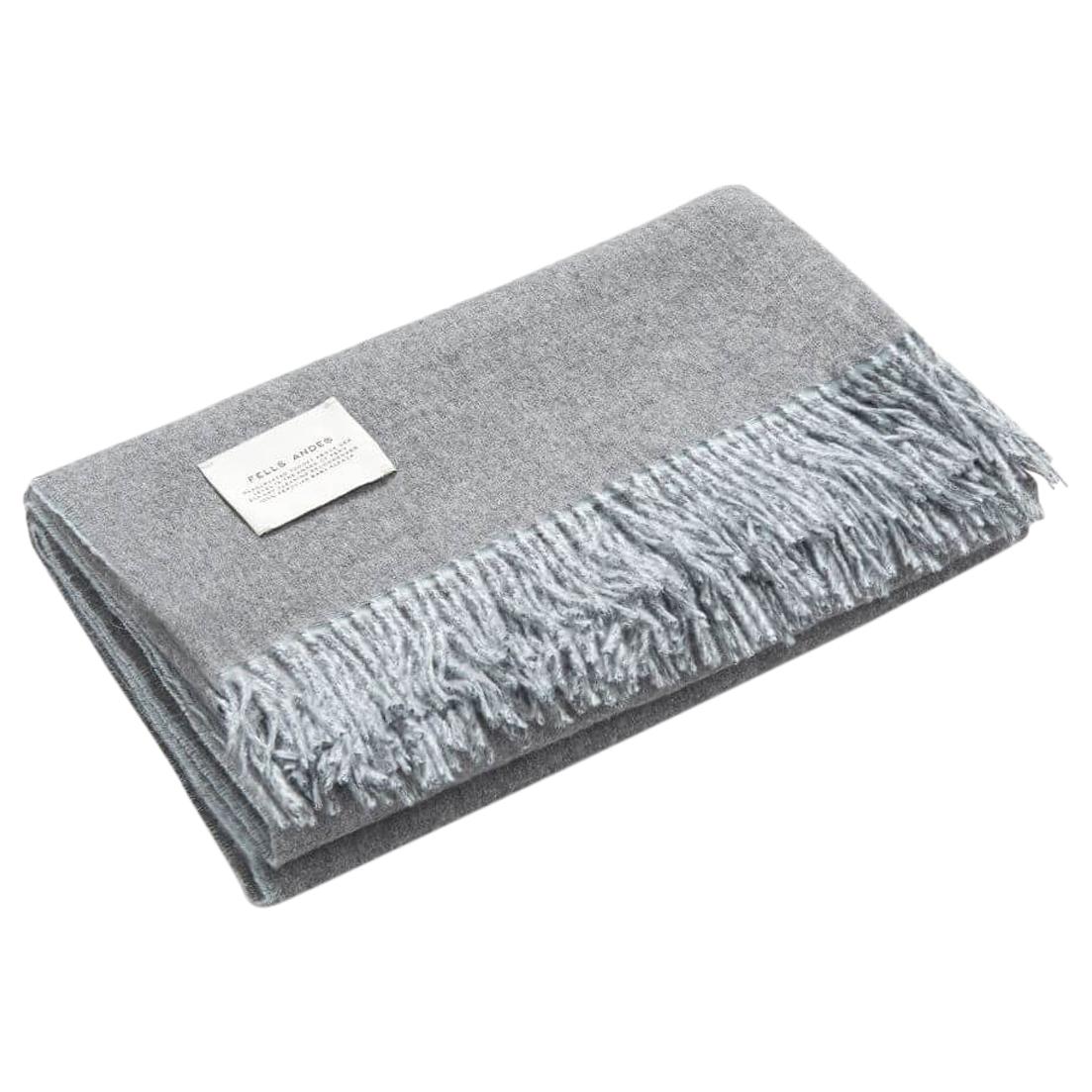 Handmade 100 Peruvian Baby Alpaca Sill Throw Herringbone by Fells