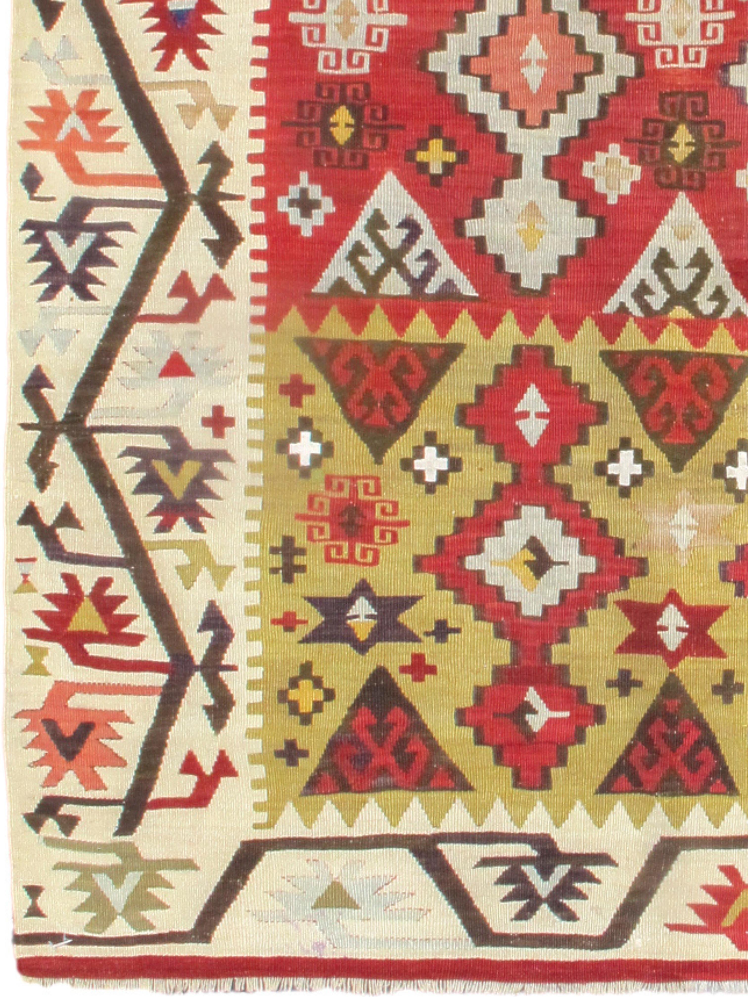 Turc Kilim de Konya, 19e siècle en vente