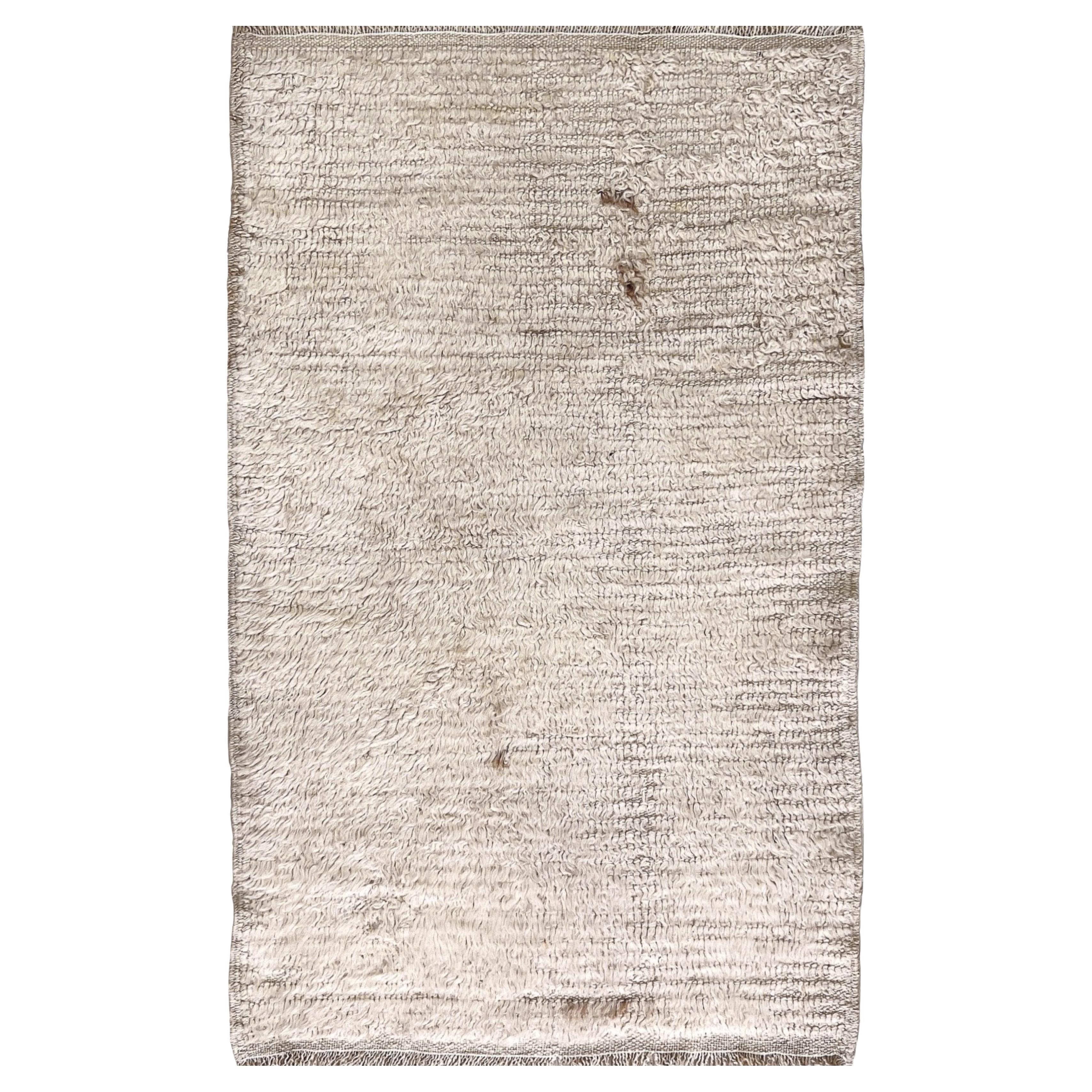 Konya Tulu Yastik • Mini tapis de laine turc vintage • Paillasson noué à la main • 2′×3′ en vente
