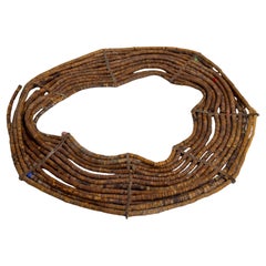 Konyak naga-necklace with brown beads