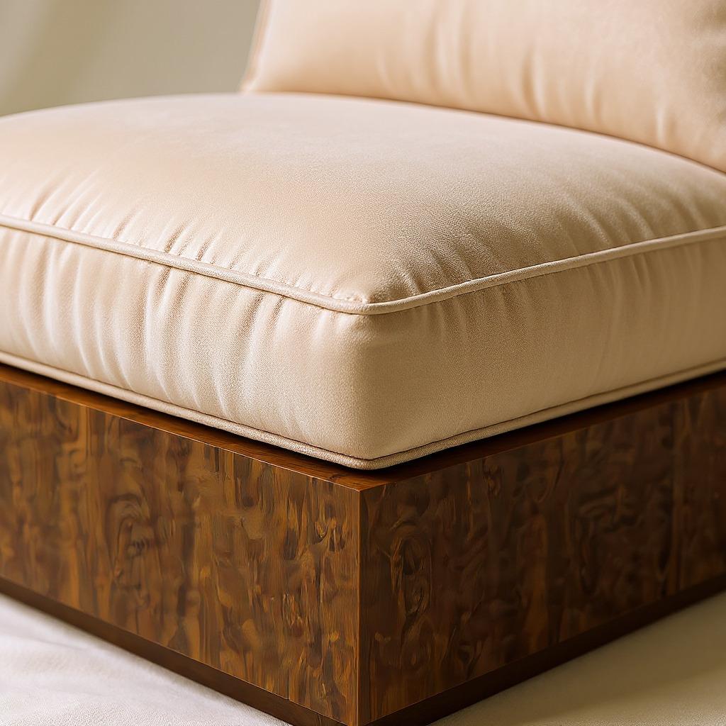 Koohdasht I is a meditation in form. A modular sofa that reads more like a landscape than a seat, it invites rest without insistence. Named after a rugged yet poetic region of western Iran, Koohdasht translates that terrain into softened geometry