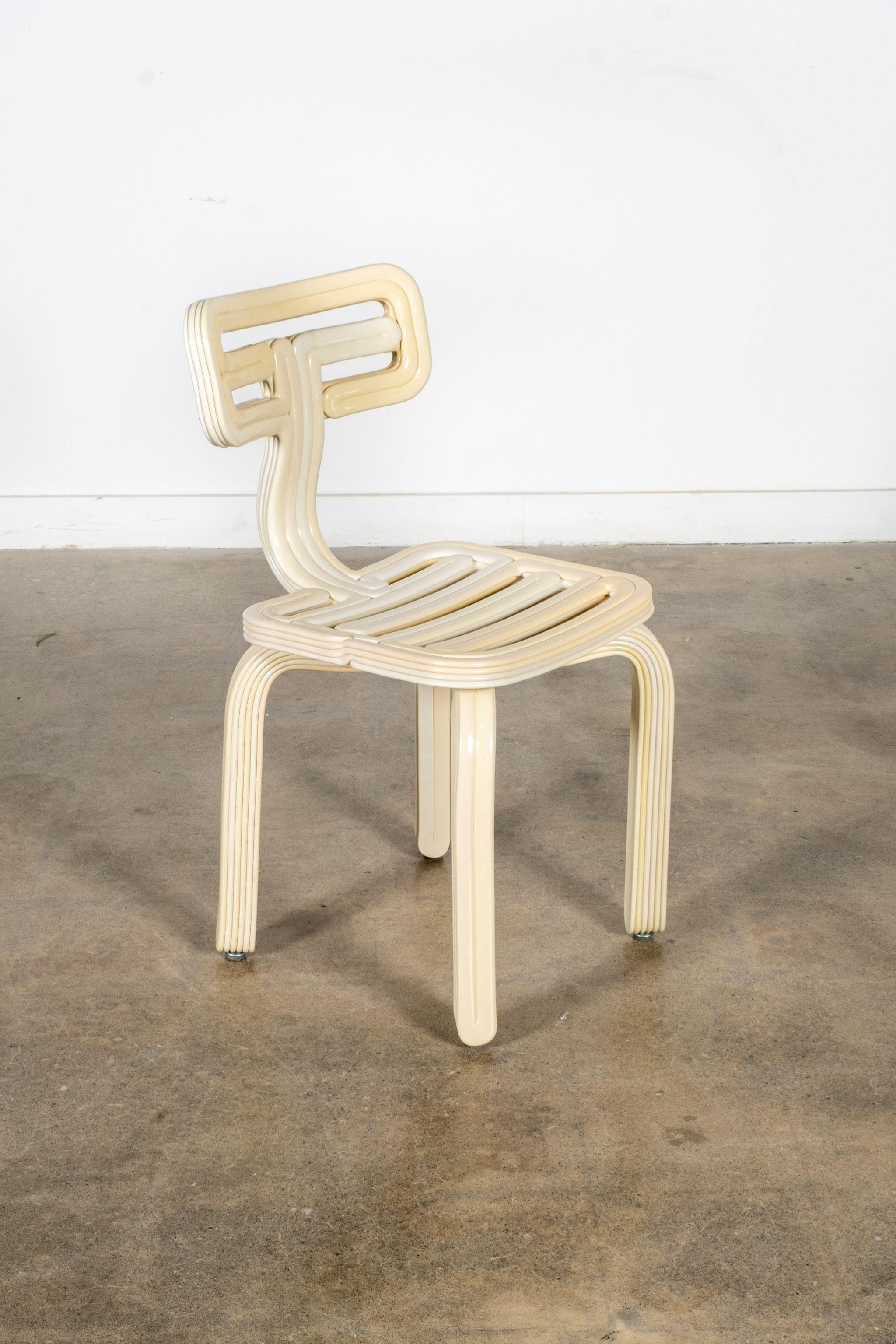 Other Kooij Chubby Chair in Buttermilk by Dirk van der Kooij For Sale