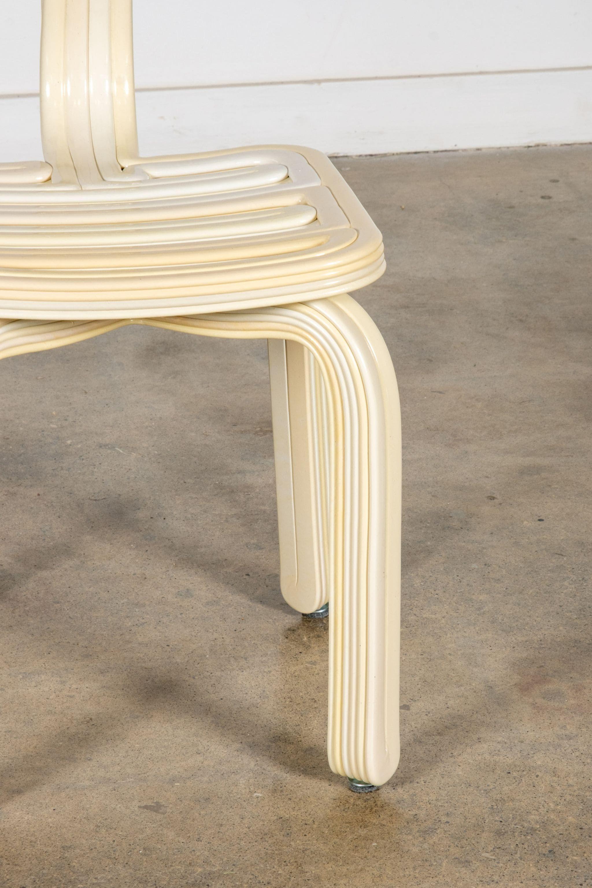 Contemporary Kooij Chubby Chair in Buttermilk by Dirk van der Kooij For Sale