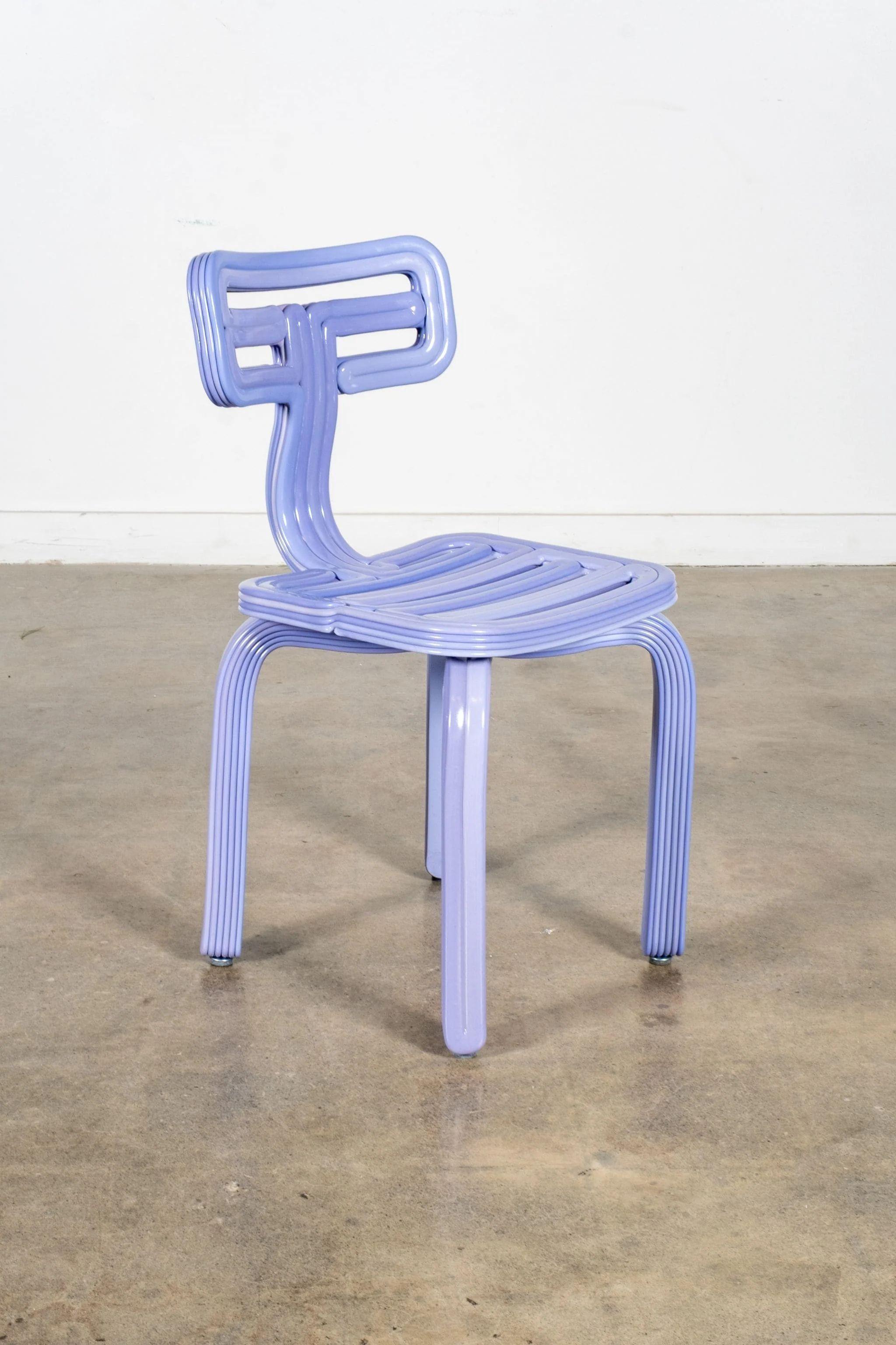 Dutch Kooij Chubby Chair in Forget-Me-Not by Dirk van der Kooij For Sale