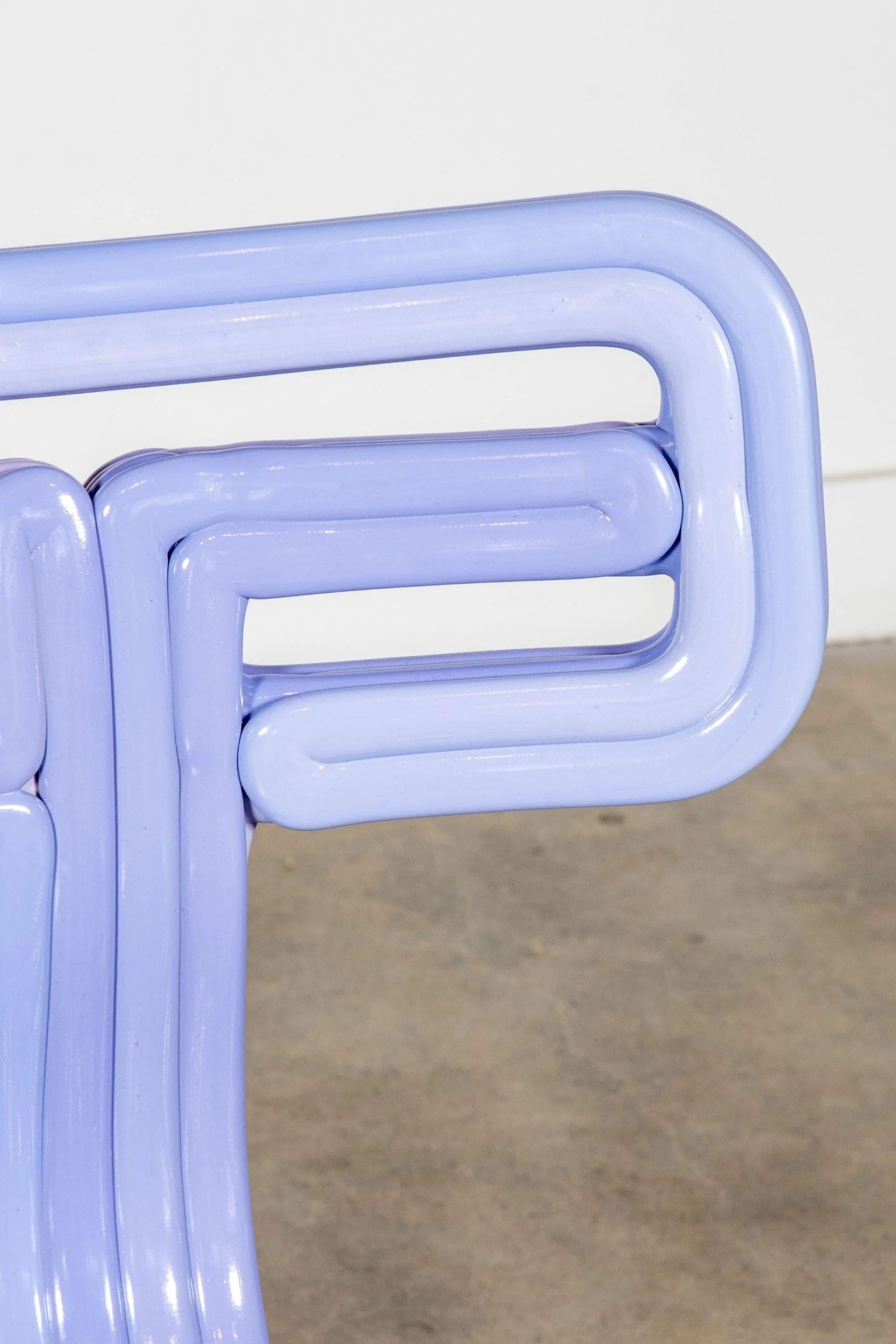 Kooij Chubby Chair in Forget-Me-Not by Dirk van der Kooij For Sale 1