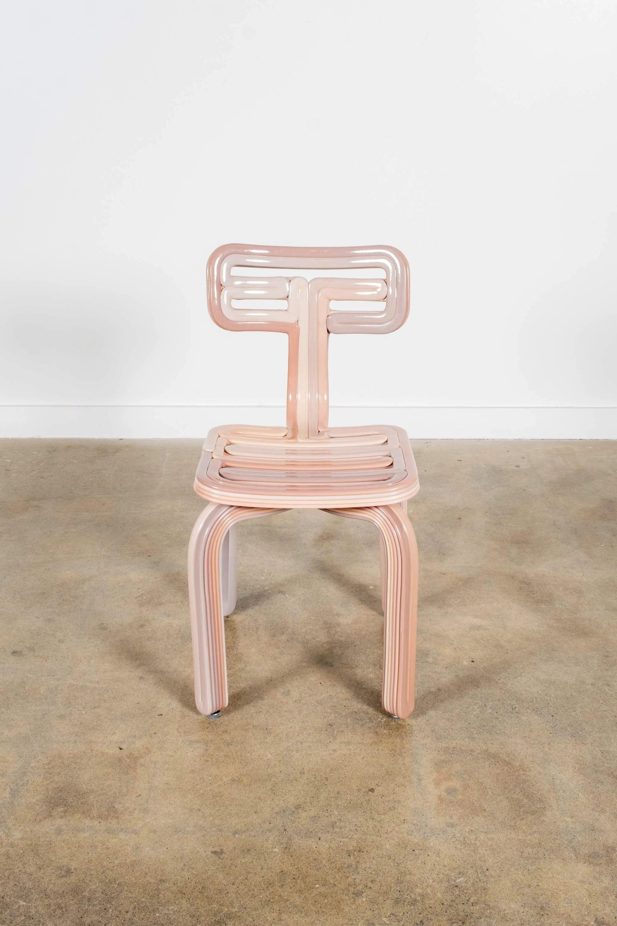 Sedia Kooij Chubby in rosa ceramica di Dirk van der Kooij In condizioni Nuovo in vendita a Toronto, ON