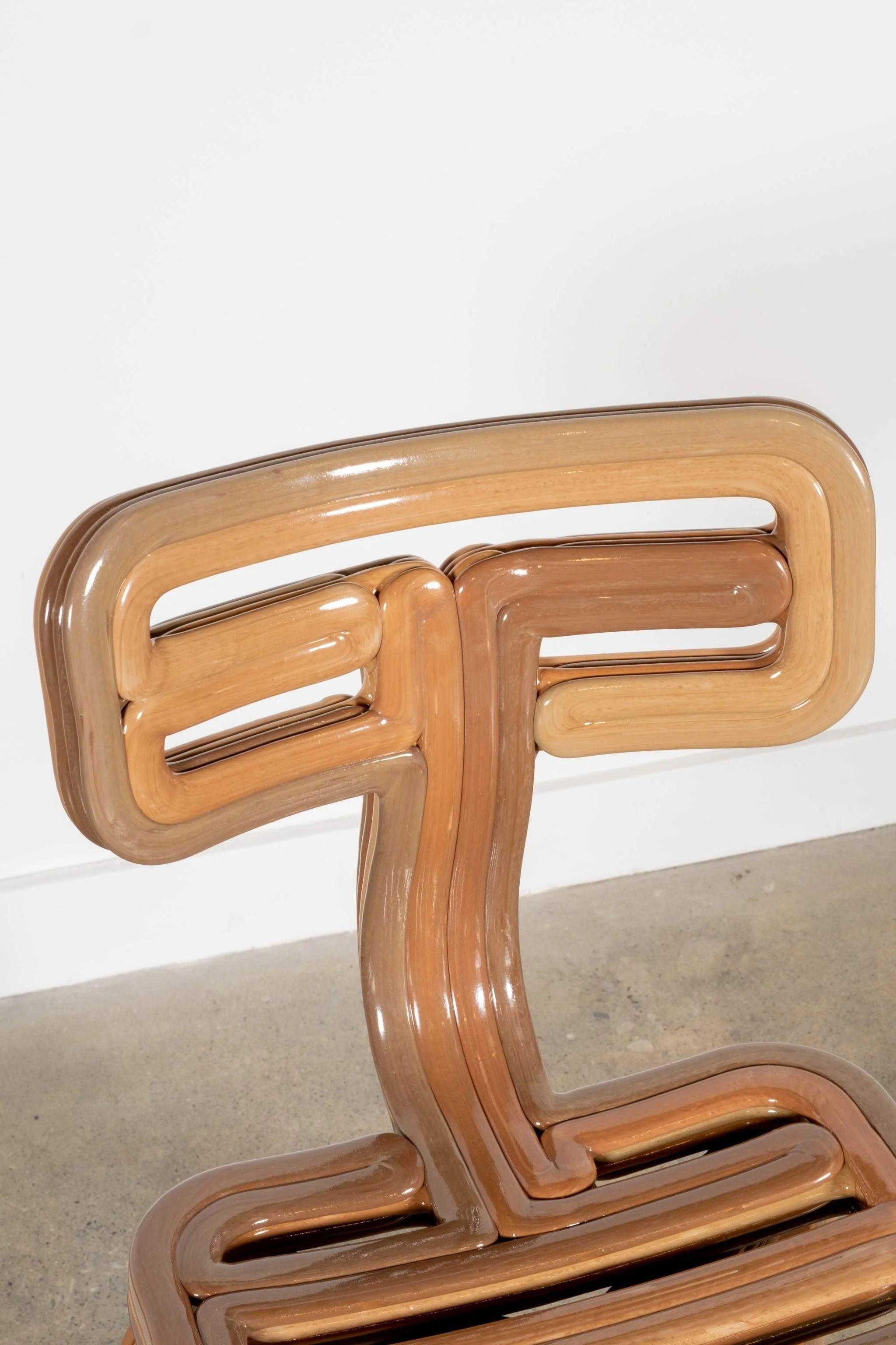 Kooij Chubby Chair in Tannin von Dirk van der Kooij (21. Jahrhundert und zeitgenössisch) im Angebot