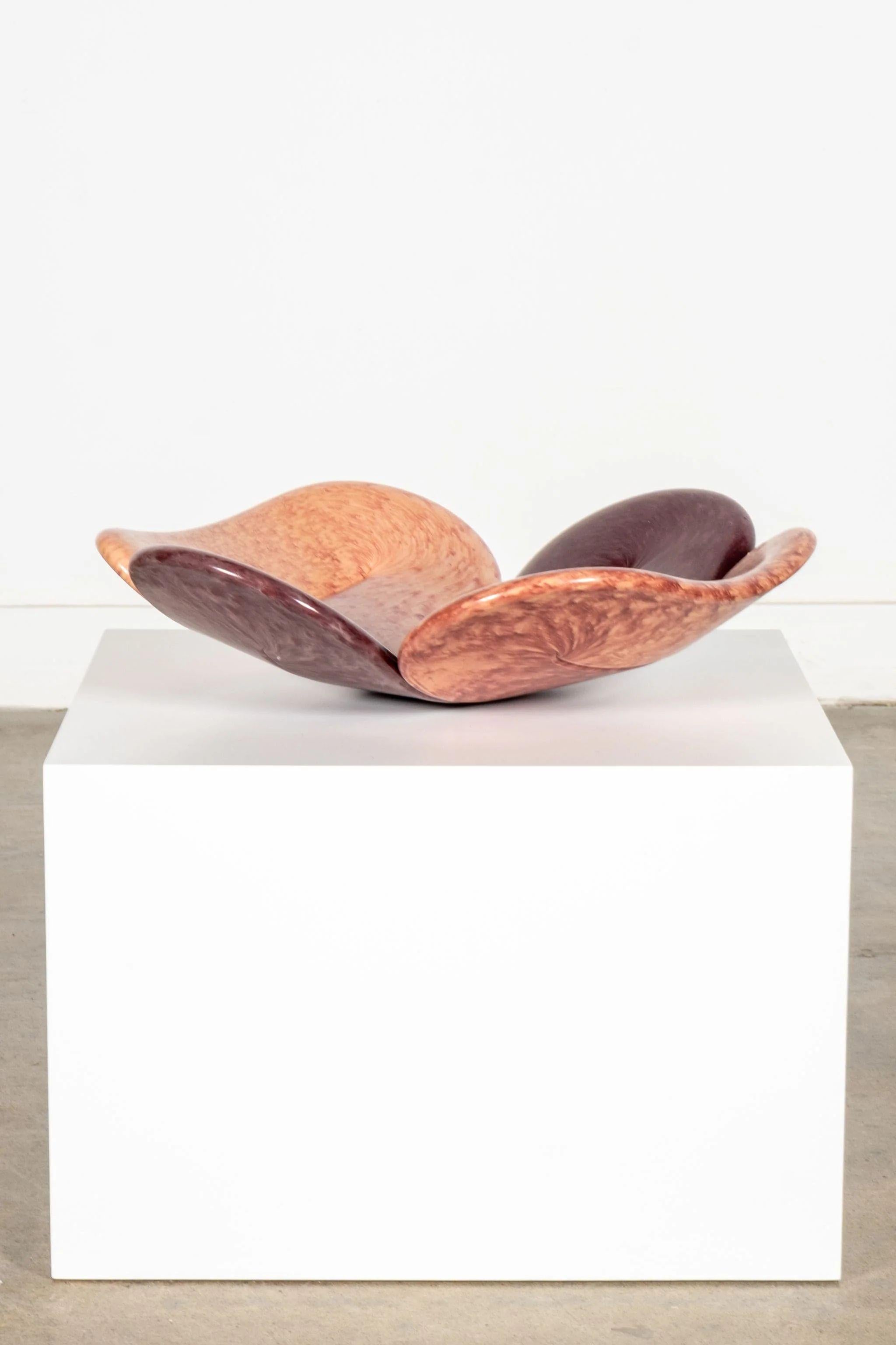 Dutch Kooij Wandel Bowl in Coulis by Dirk van der Kooij For Sale