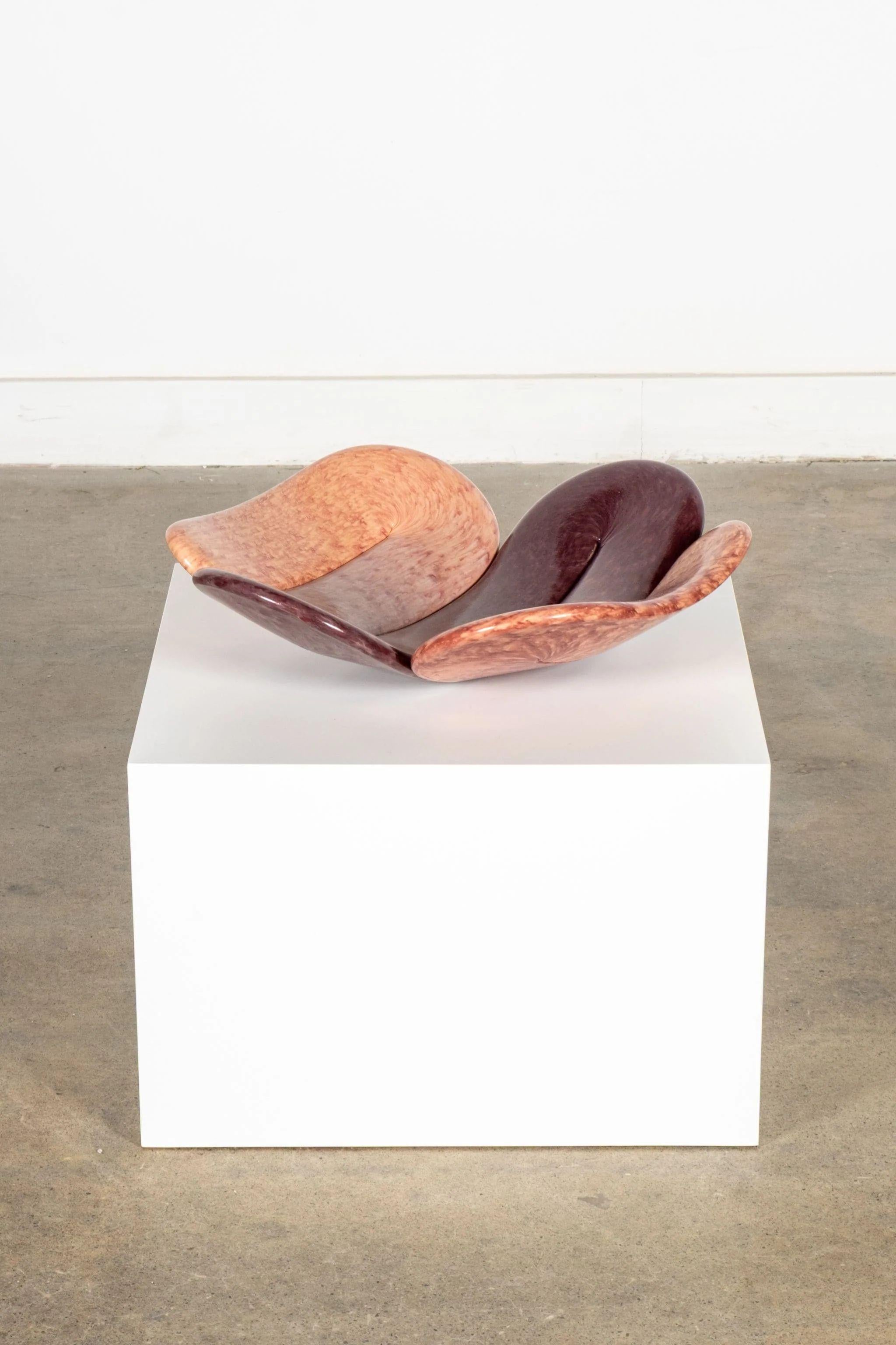 Plastic Kooij Wandel Bowl in Coulis by Dirk van der Kooij For Sale