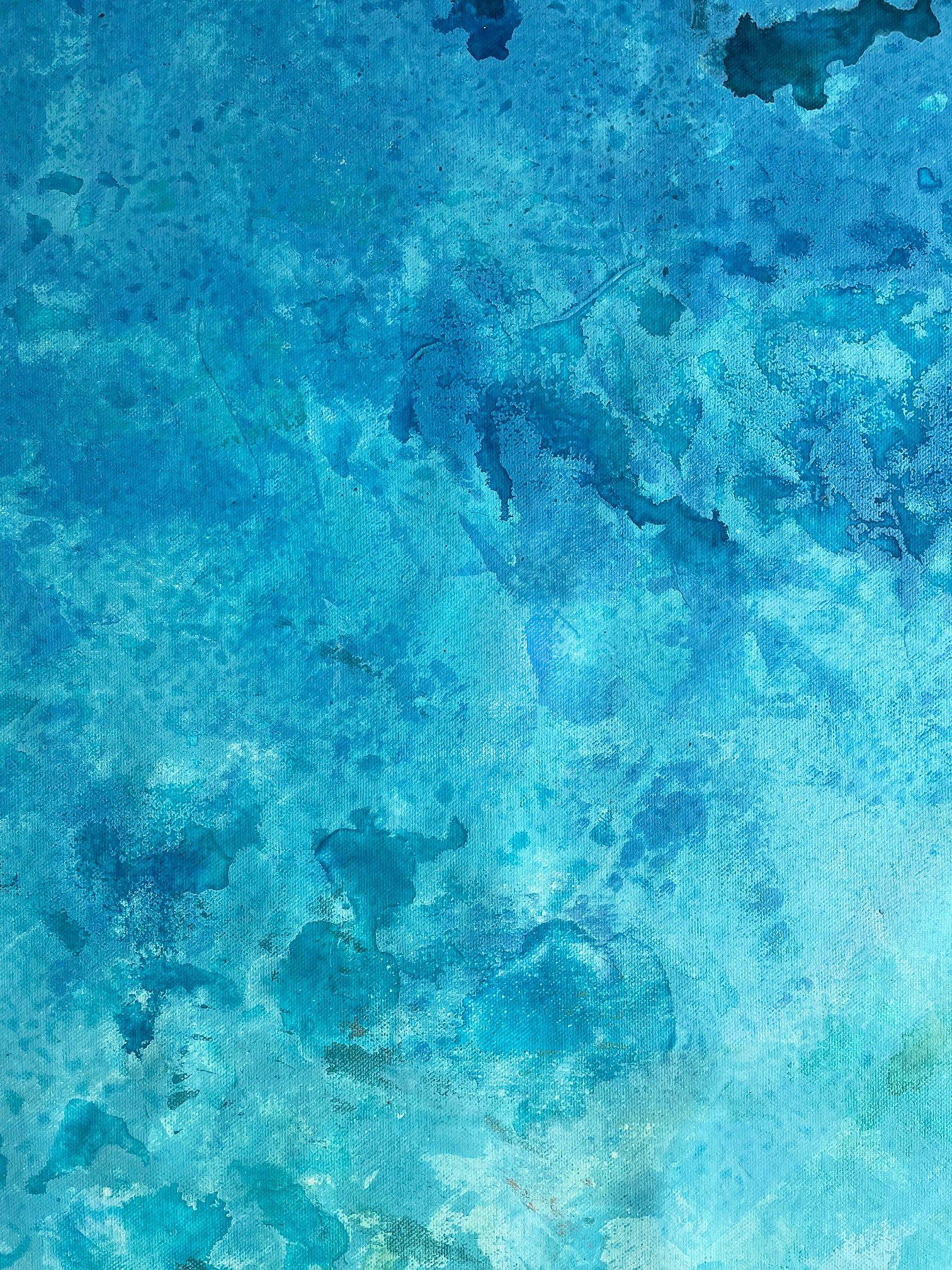 Oyster 745 - Luxury Yacht - Peinture grand format, peinture, acrylique sur toile en vente 2