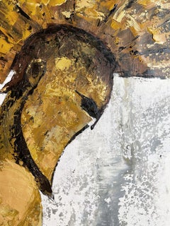 The Gladiator - Large format expressionist, Painting, Acrylic on Canvas