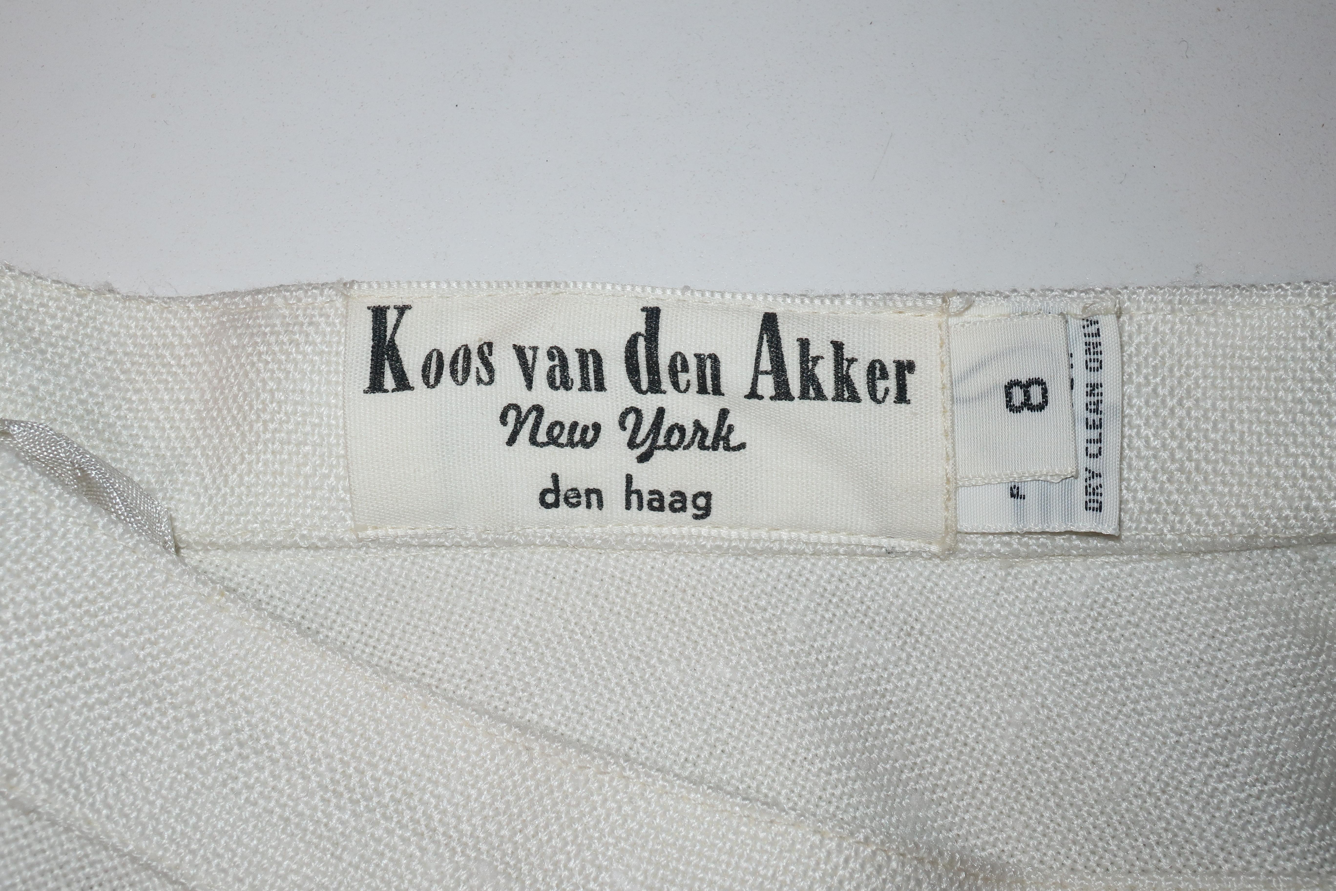 Koos Van den Akker 1970's Tiered Cotton Blend Peasant Skirt 6