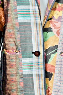 Koos van den Akker – Patchwork-Jacke aus Baumwolle