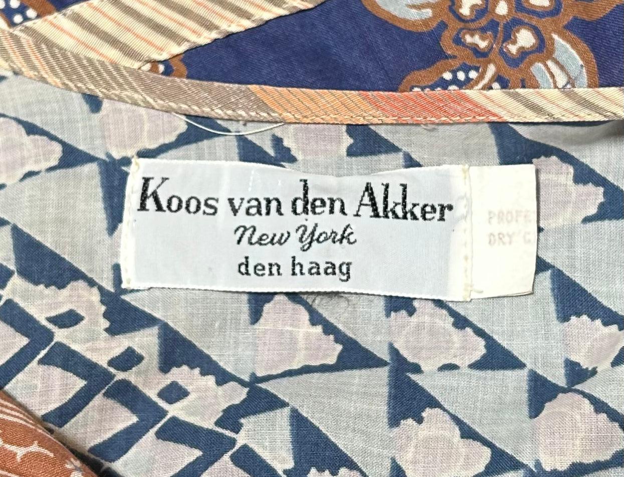 Koos Van den Akker Conjunto icónico de patchwork multiestampado, años 80 en Excelente estado para la venta en Los Angeles, CA