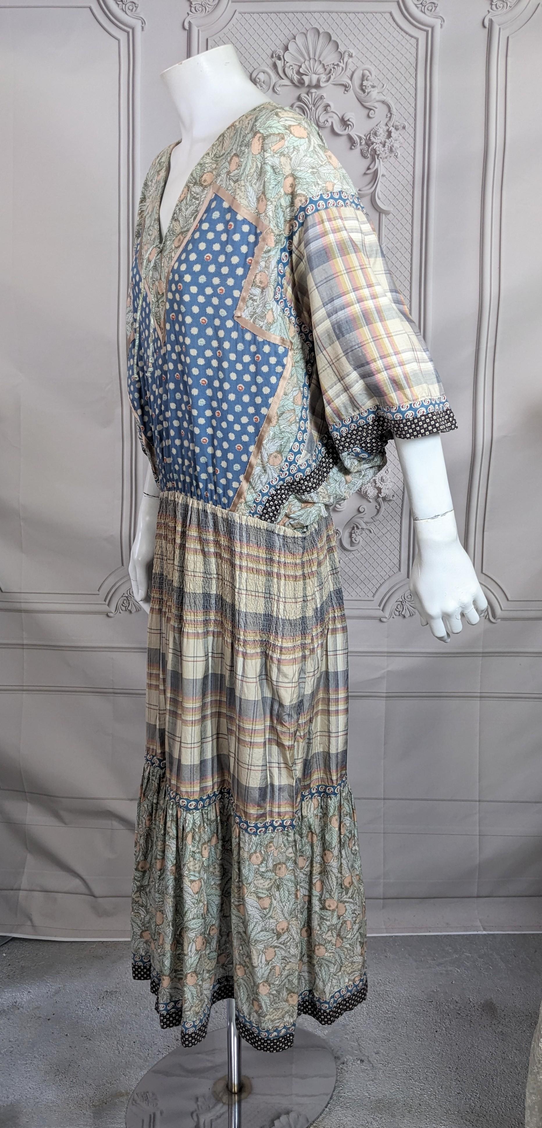 Vestido boho con piezas Koos Van den Akker en venta 2