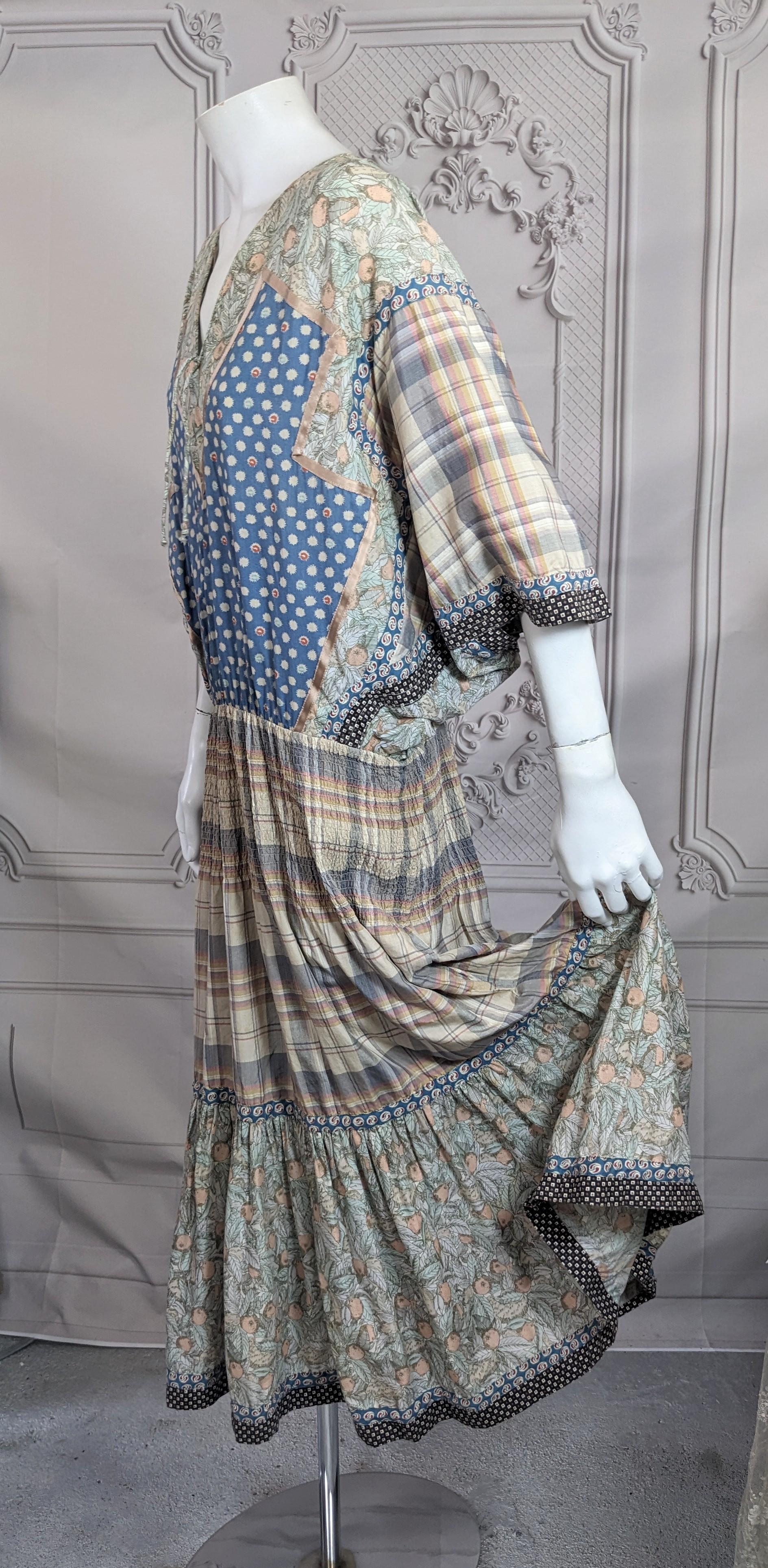 Vestido boho con piezas Koos Van den Akker en venta 3