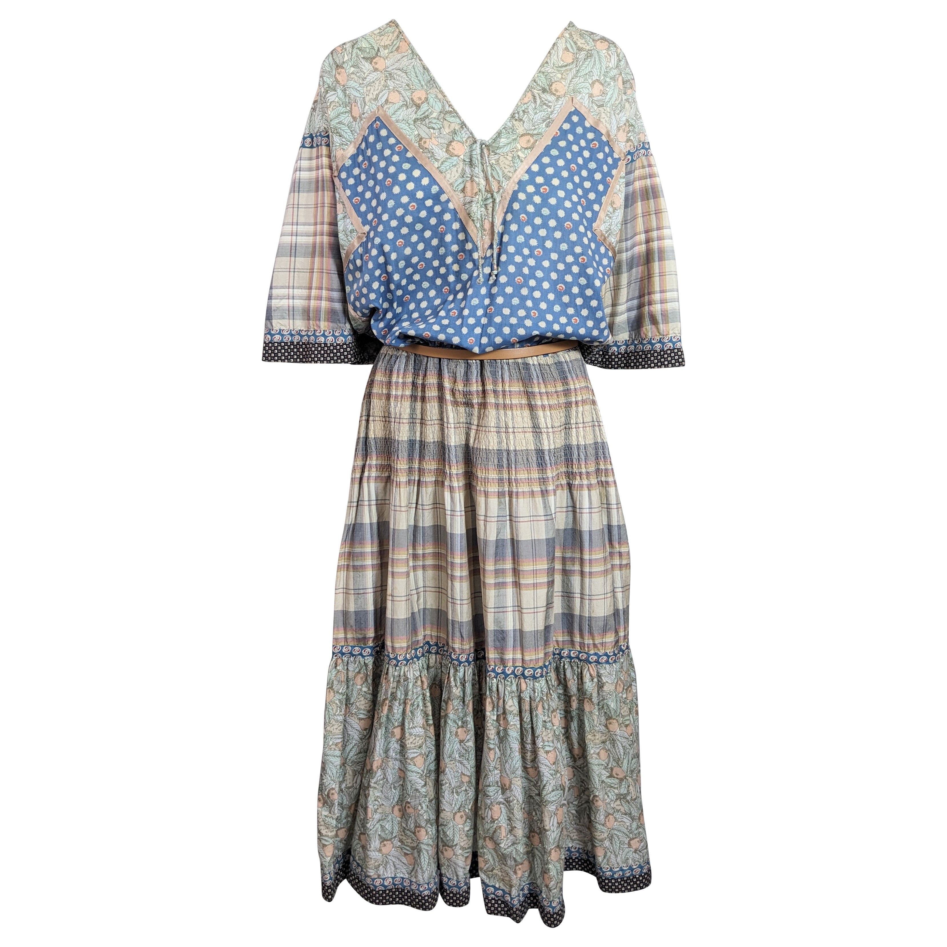 Koos Van den Akker Geschnittenes Boho-Kleid